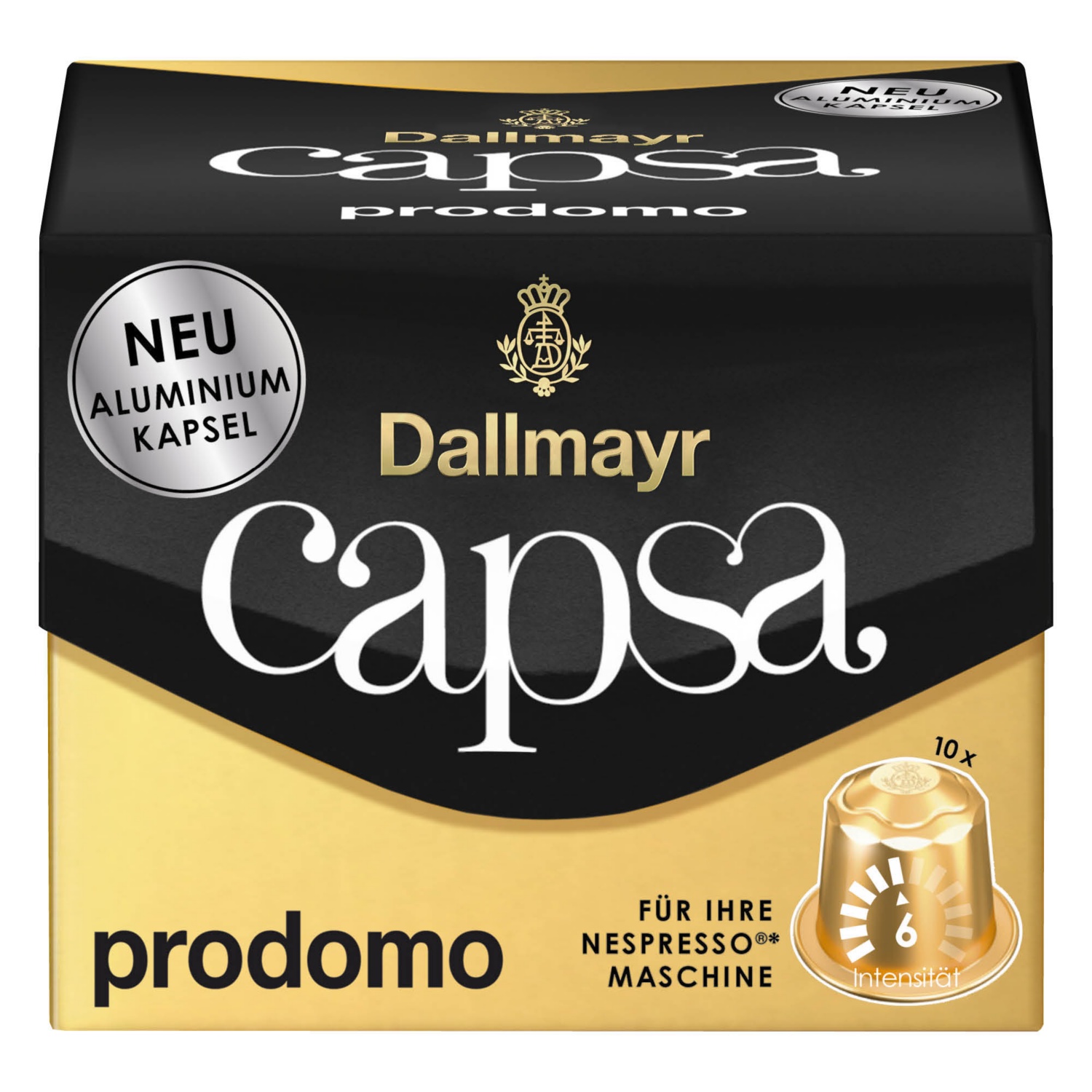 DALLMAYR Capsa kávékapszula, 10 darab, Prodomo