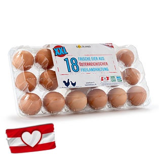 XXL Eier aus Freilandhaltung