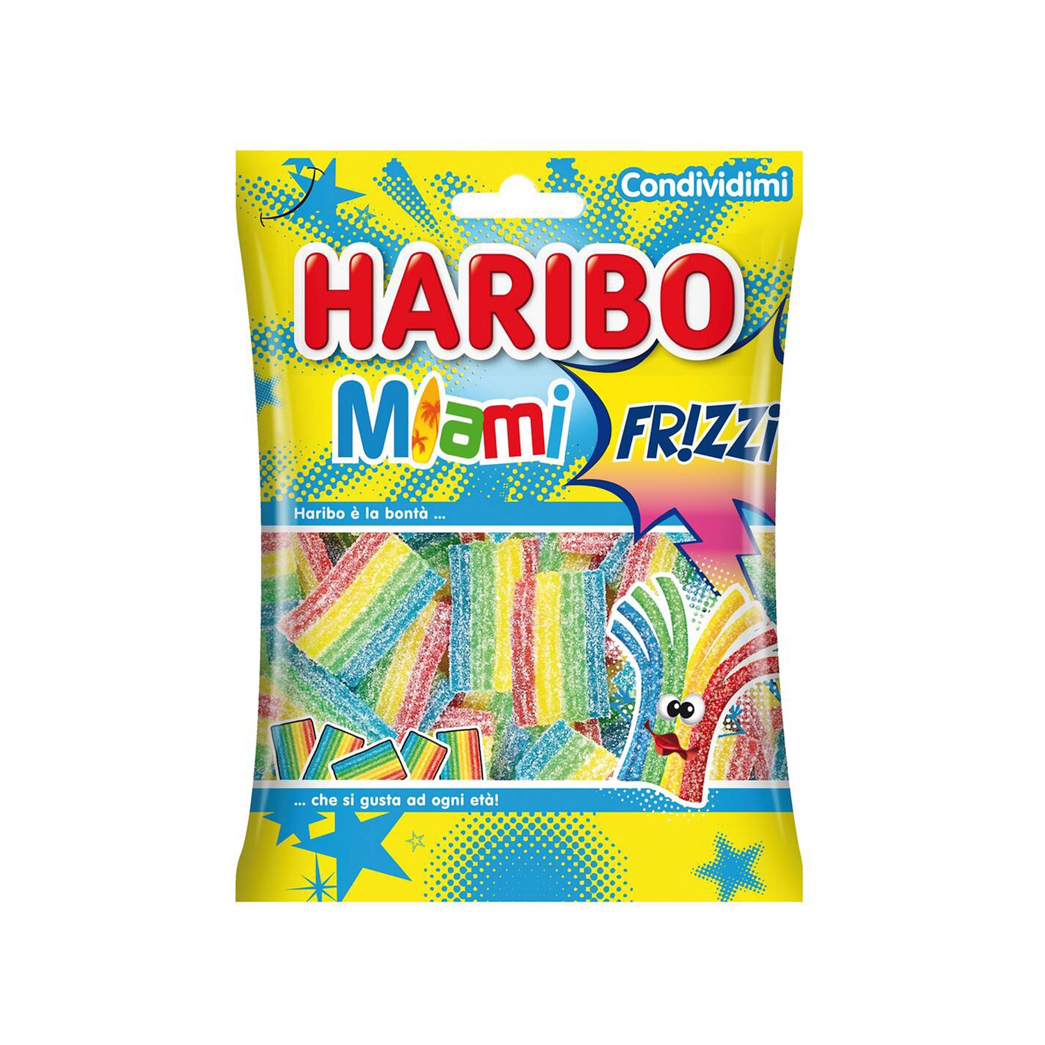 Haribo Miami - caramelle gommose arcobaleno da 100g – American Uncle
