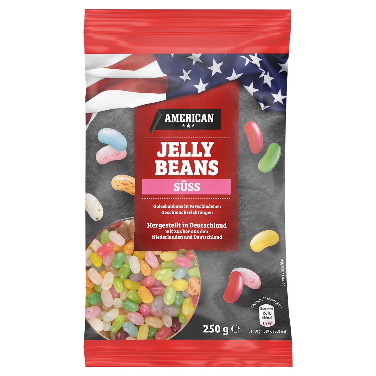 AMERICAN Jelly Beans 250 g