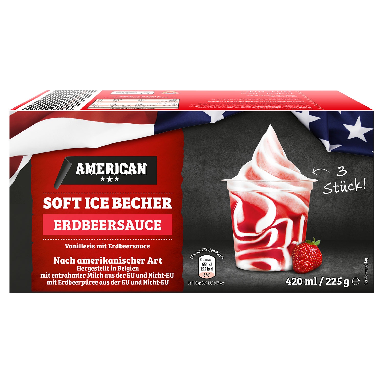 AMERICAN Soft Ice Becher 420 ml