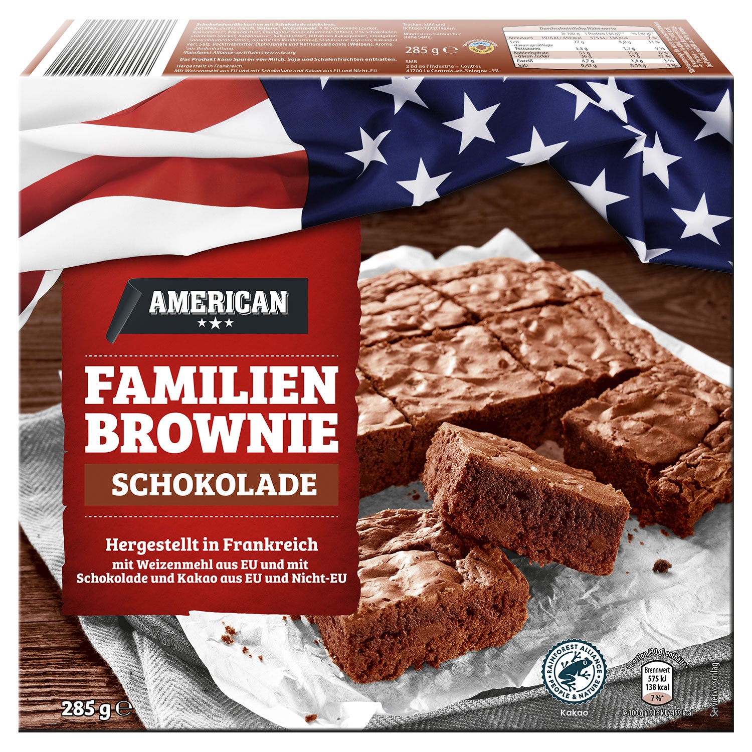 AMERICAN Familienbrownie 285 g