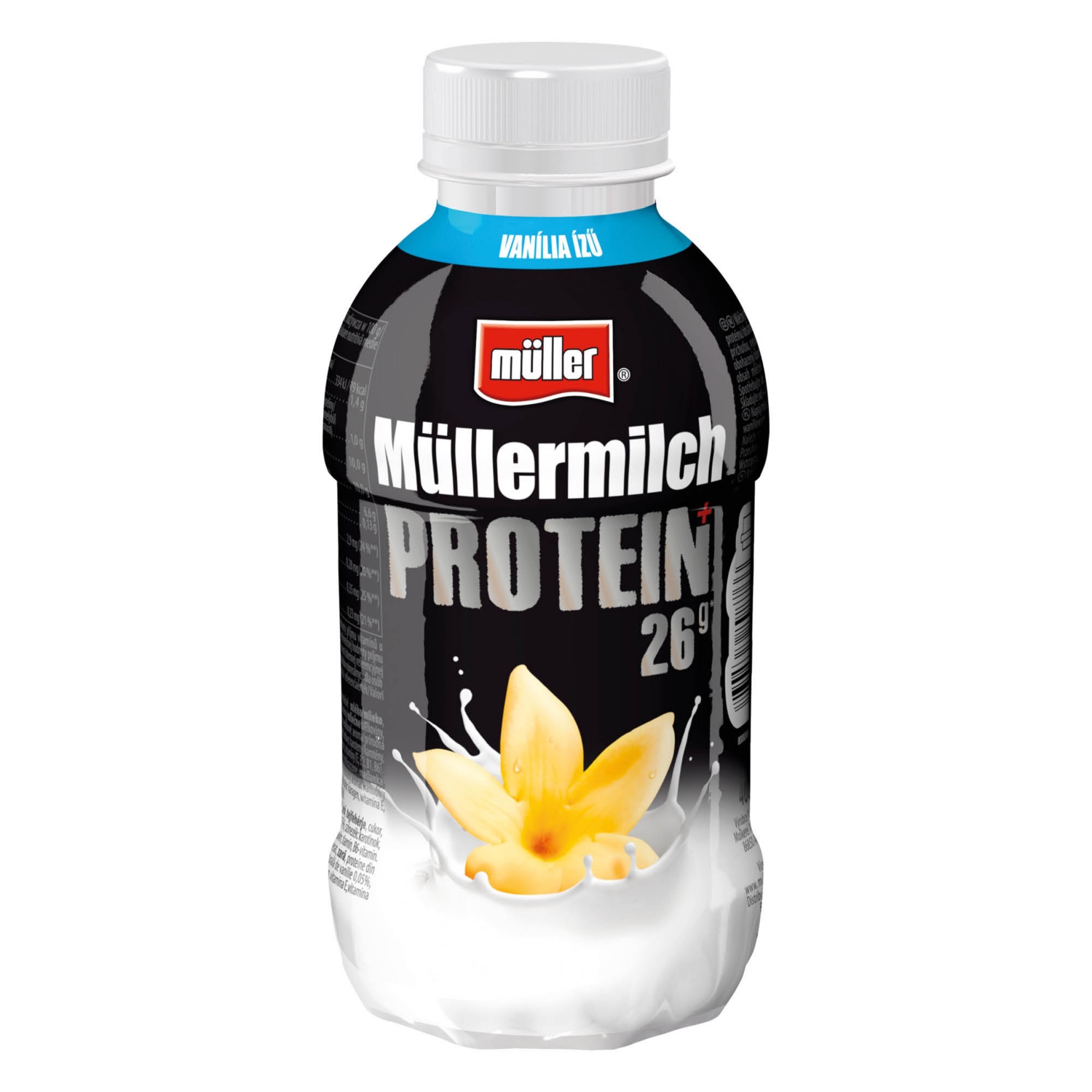 MÜLLER Protein+ tejital, 400 g, vanília