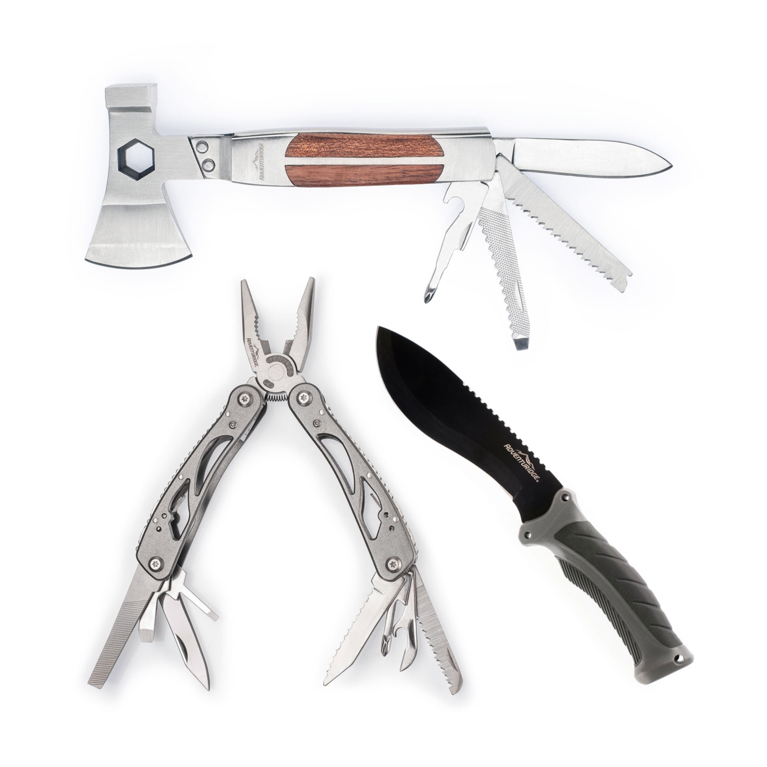 ADVENTURIDGE Multifunkcionális eszköz vagy kés övtáskával