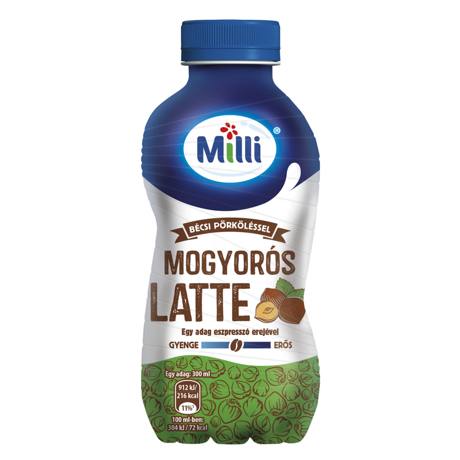 MILLI Mogyorós latte, 300 ml