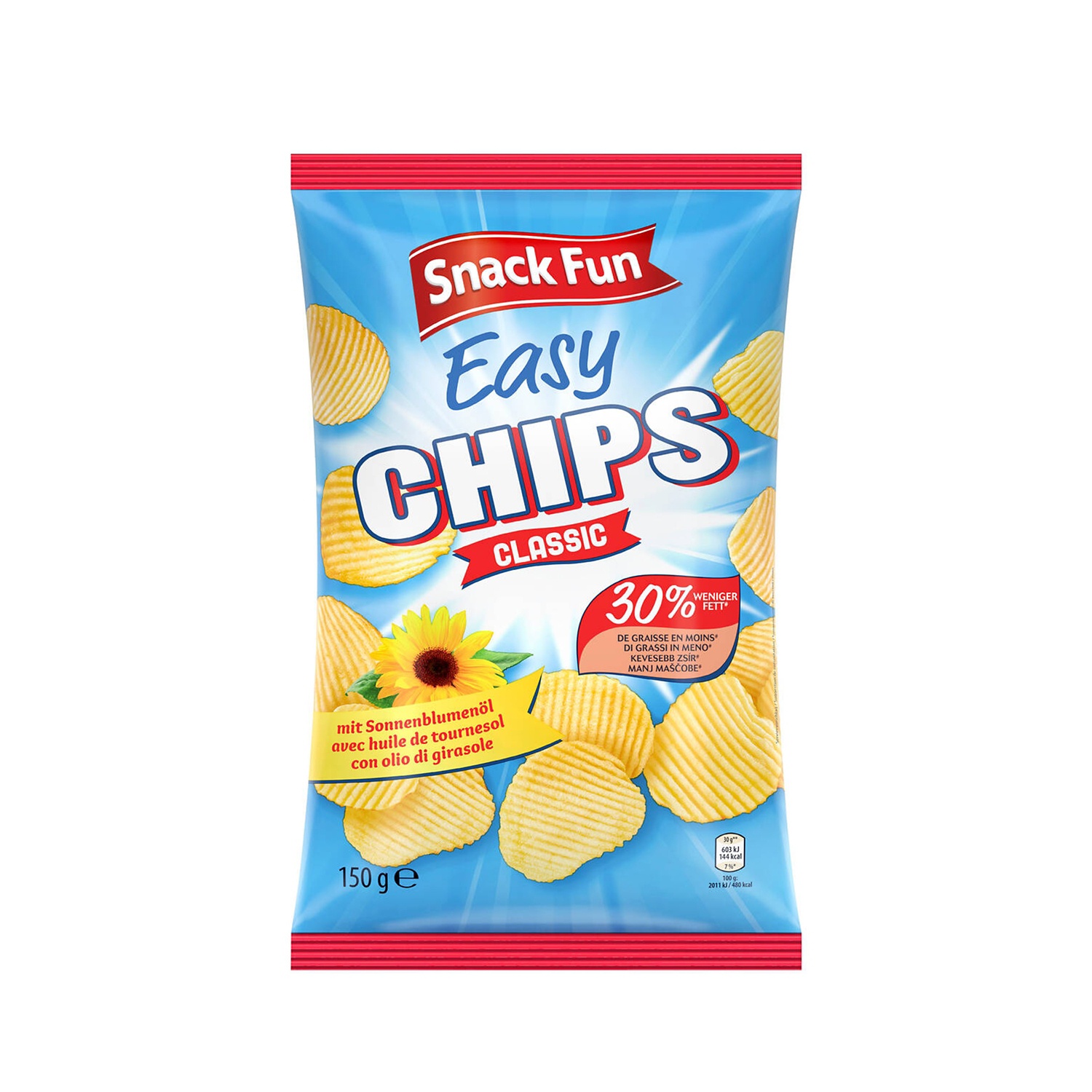 SNACK FUN Easy Chips salate