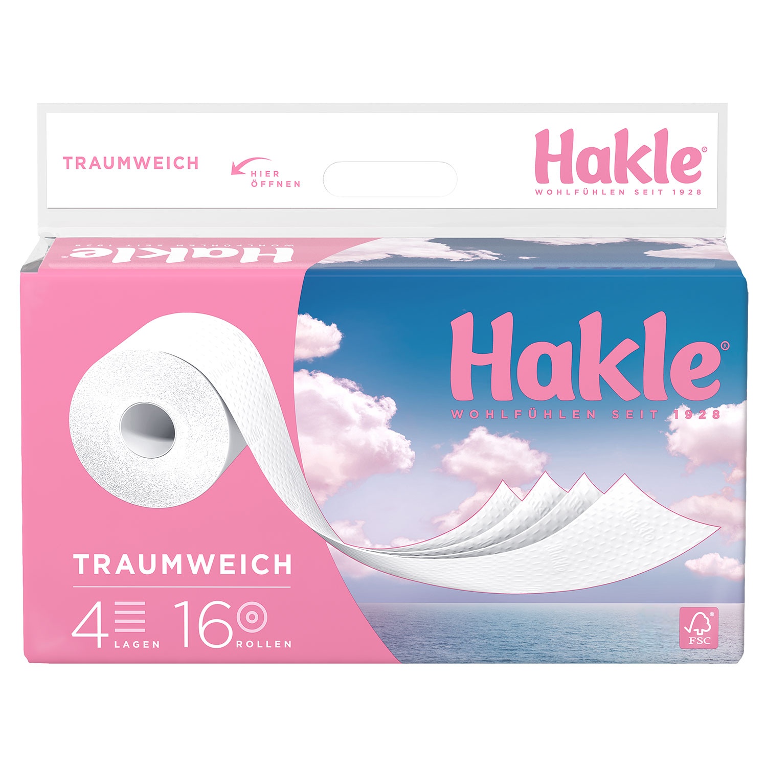 HAKLE® Toilettenpapier Traumweich