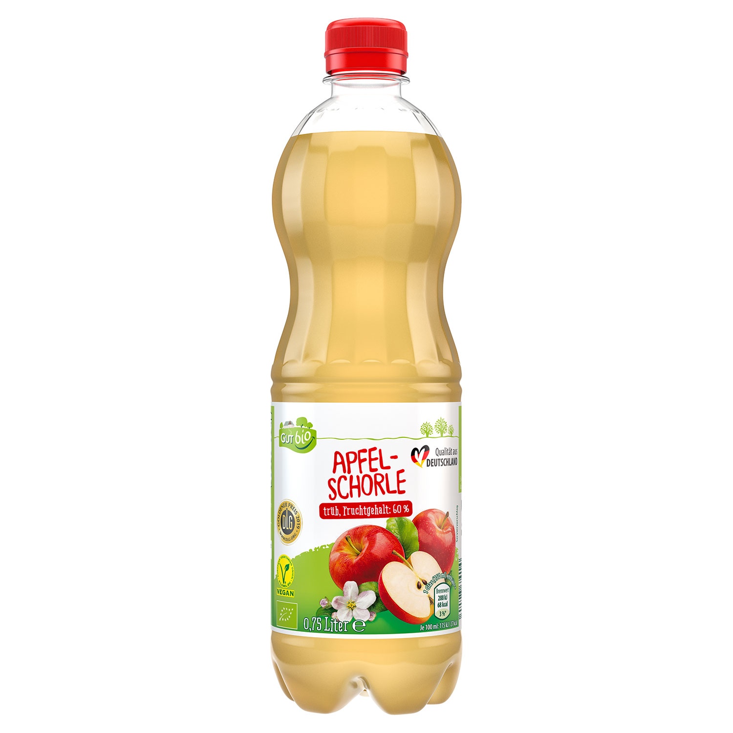 BIO Bio-Apfelschorle x SÜD 0,75 l ALDI GUT 6 |