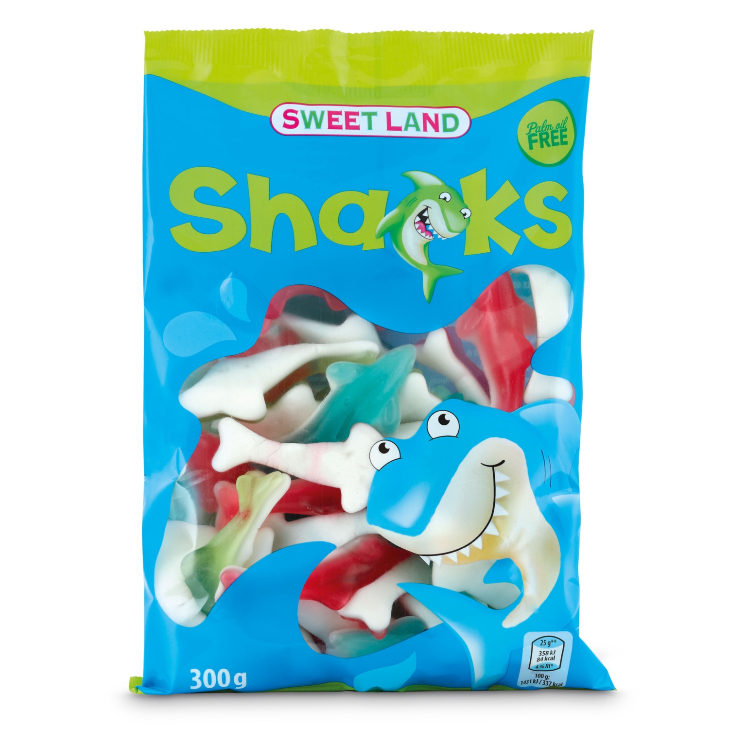 SWEET LAND Fruchtgummi, Haifische