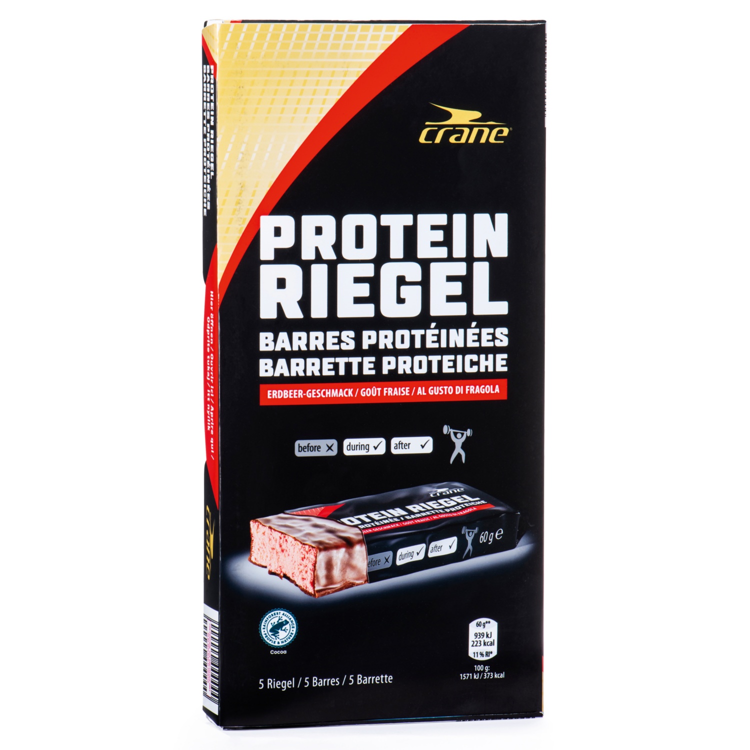 CRANE Protein Riegel, Erdbeere