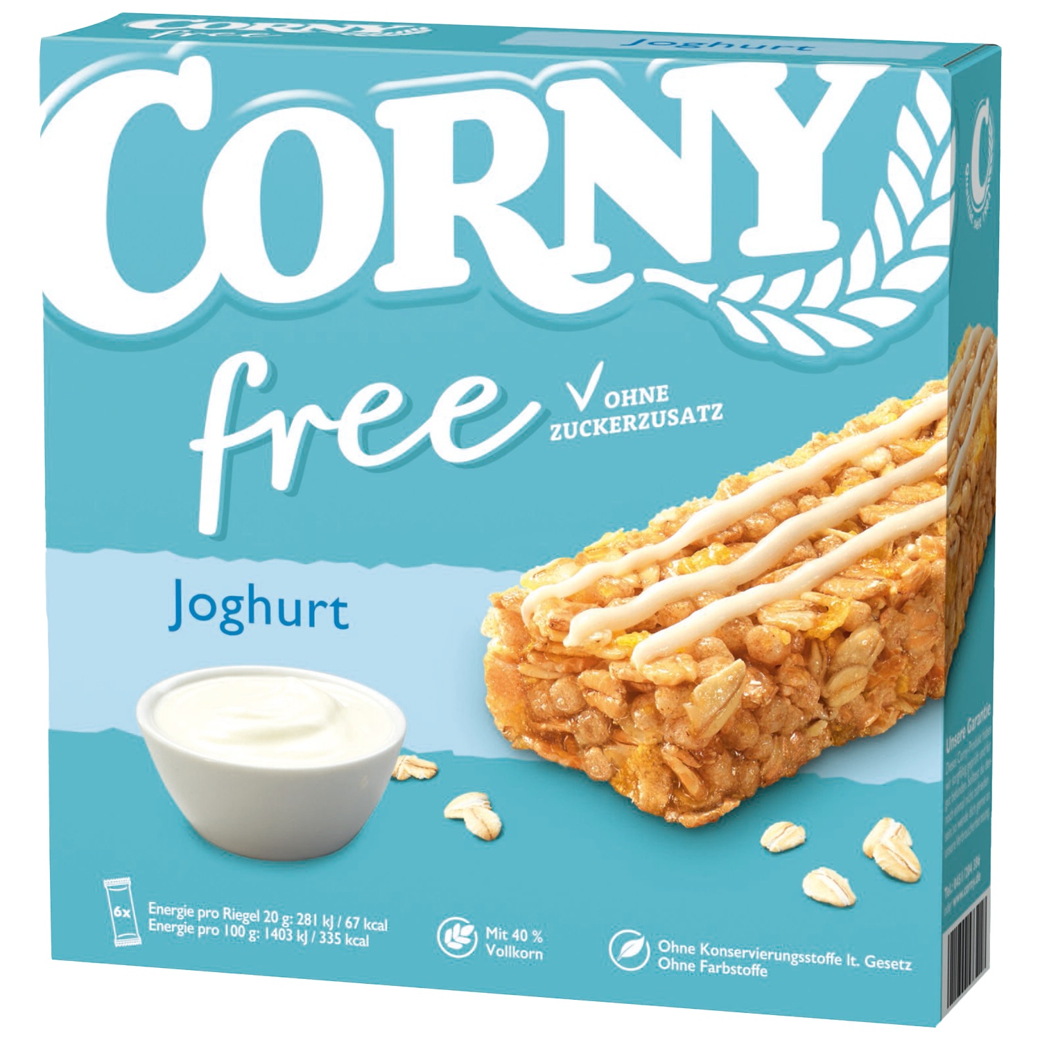 CORNY Müesliriegel, Free Joghurt