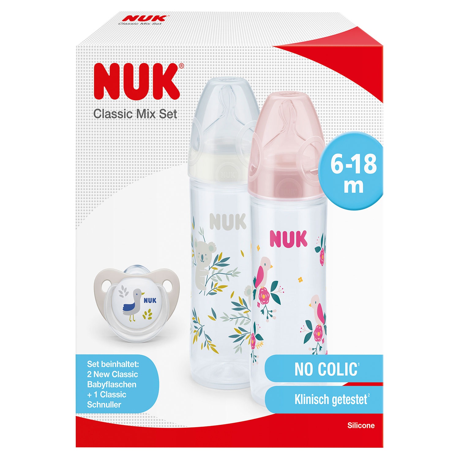 NUK® Babyflaschen-und-Schnuller-Set