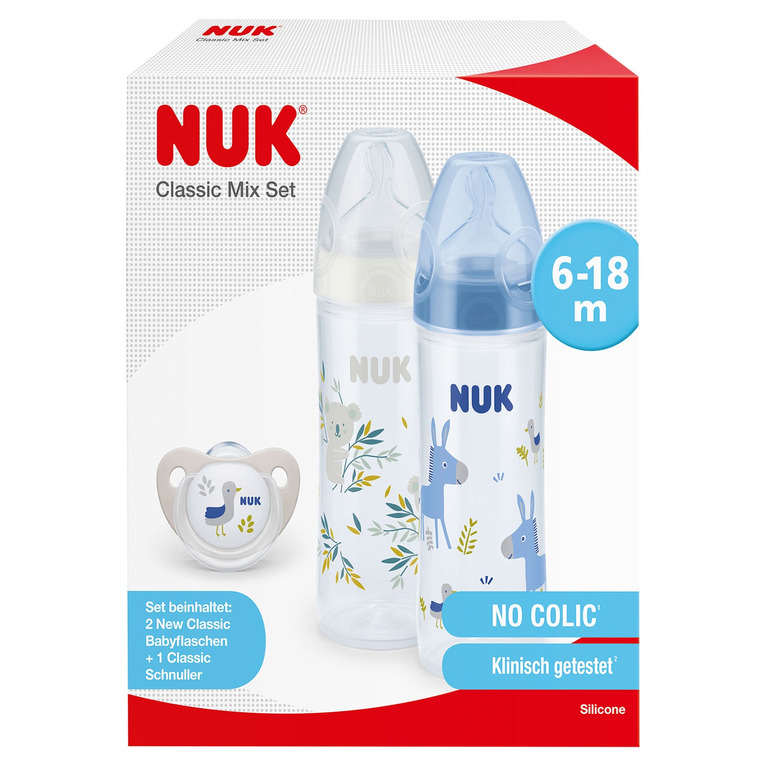 NUK® Babyflaschen-und-Schnuller-Set