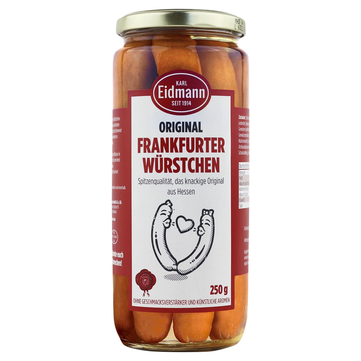 EIDMANN Original Frankfurter Würstchen 250 g | ALDI SÜD