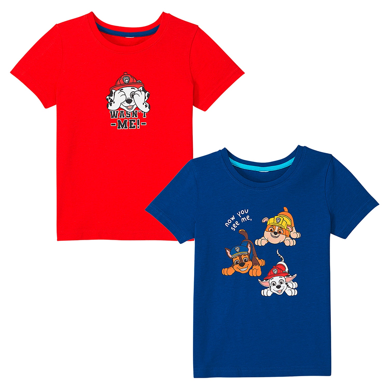 PAW PATROL Kinder T-Shirts, 2er-Set