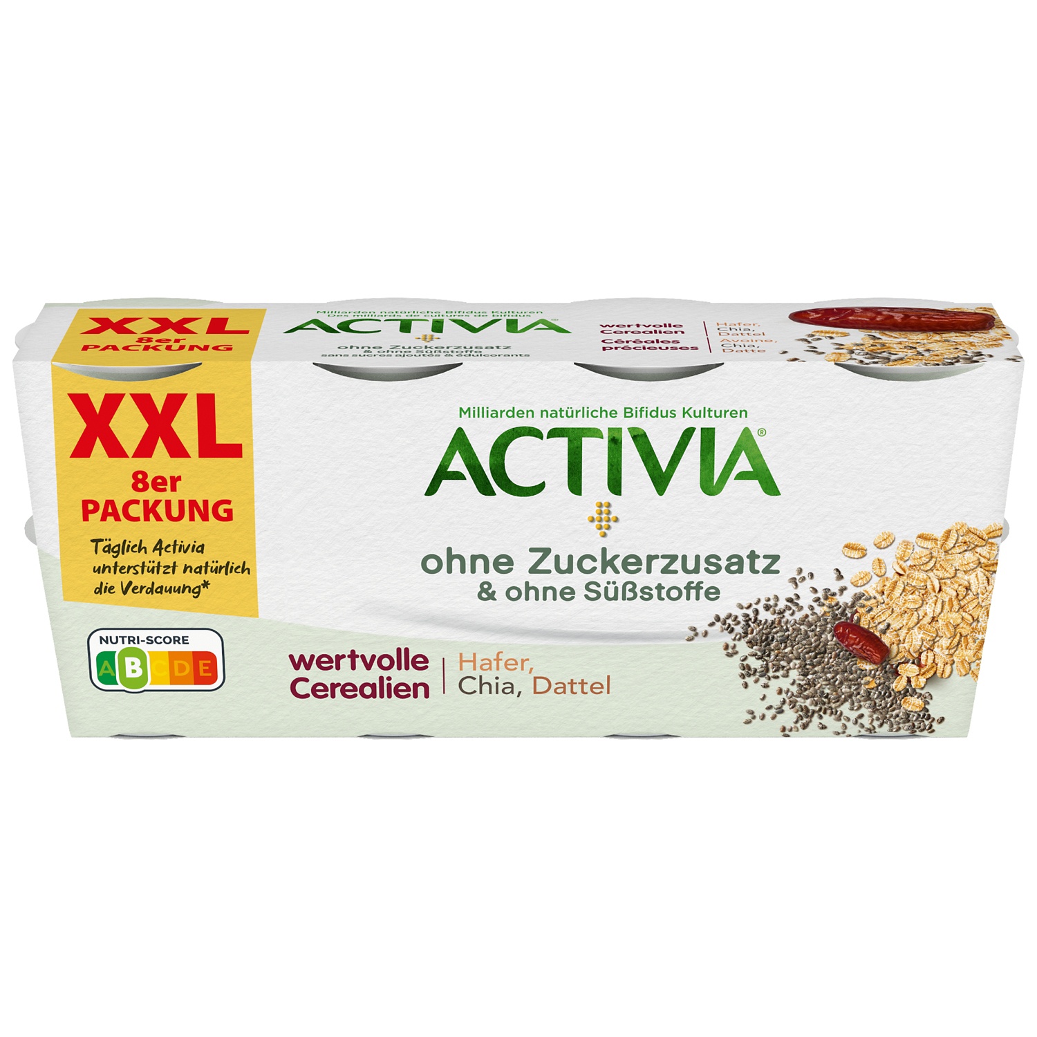 DANONE Activia sans sucre, céréales