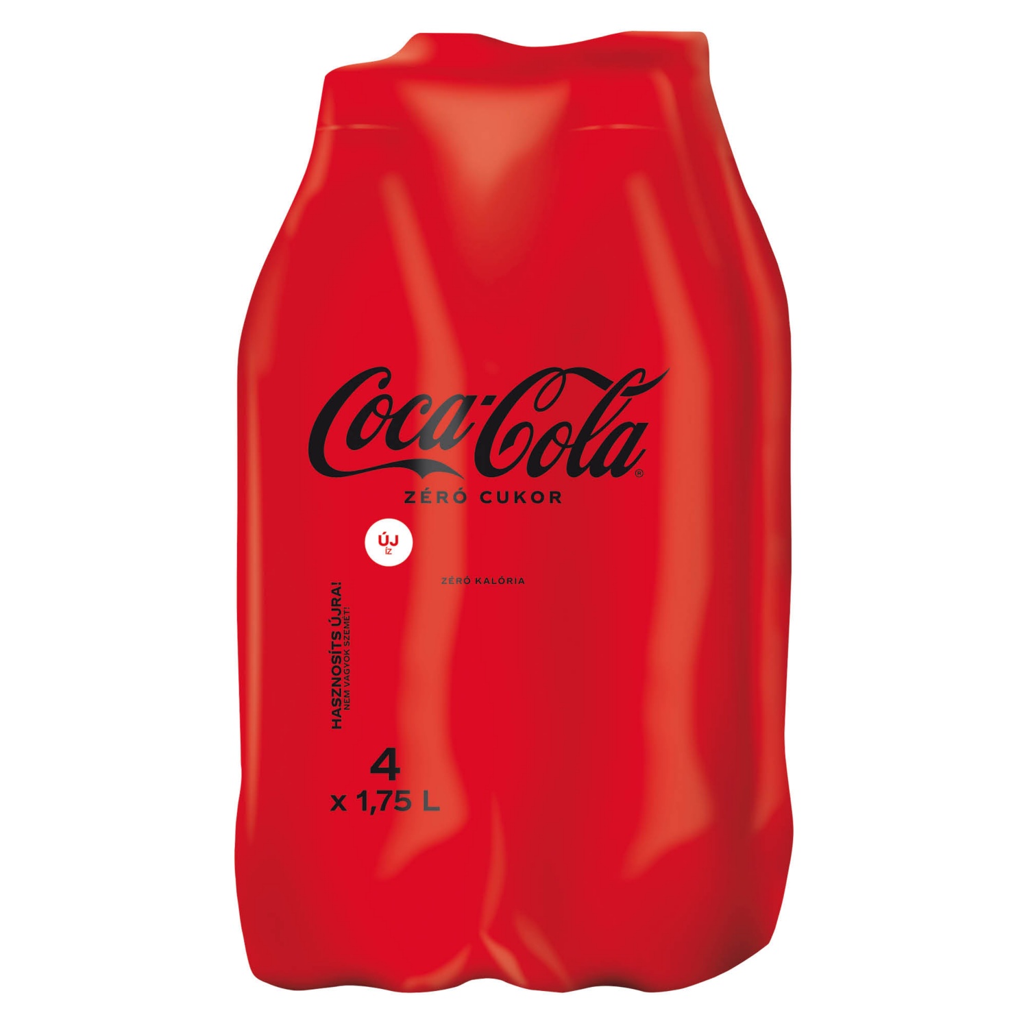 COCA-COLA Szénsavas üdítőital, 4 palack, zero