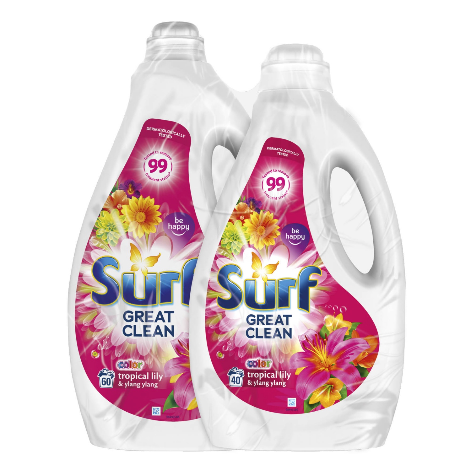 SURF Folyékony mosószer, 2 flakon, 5 l/csomag