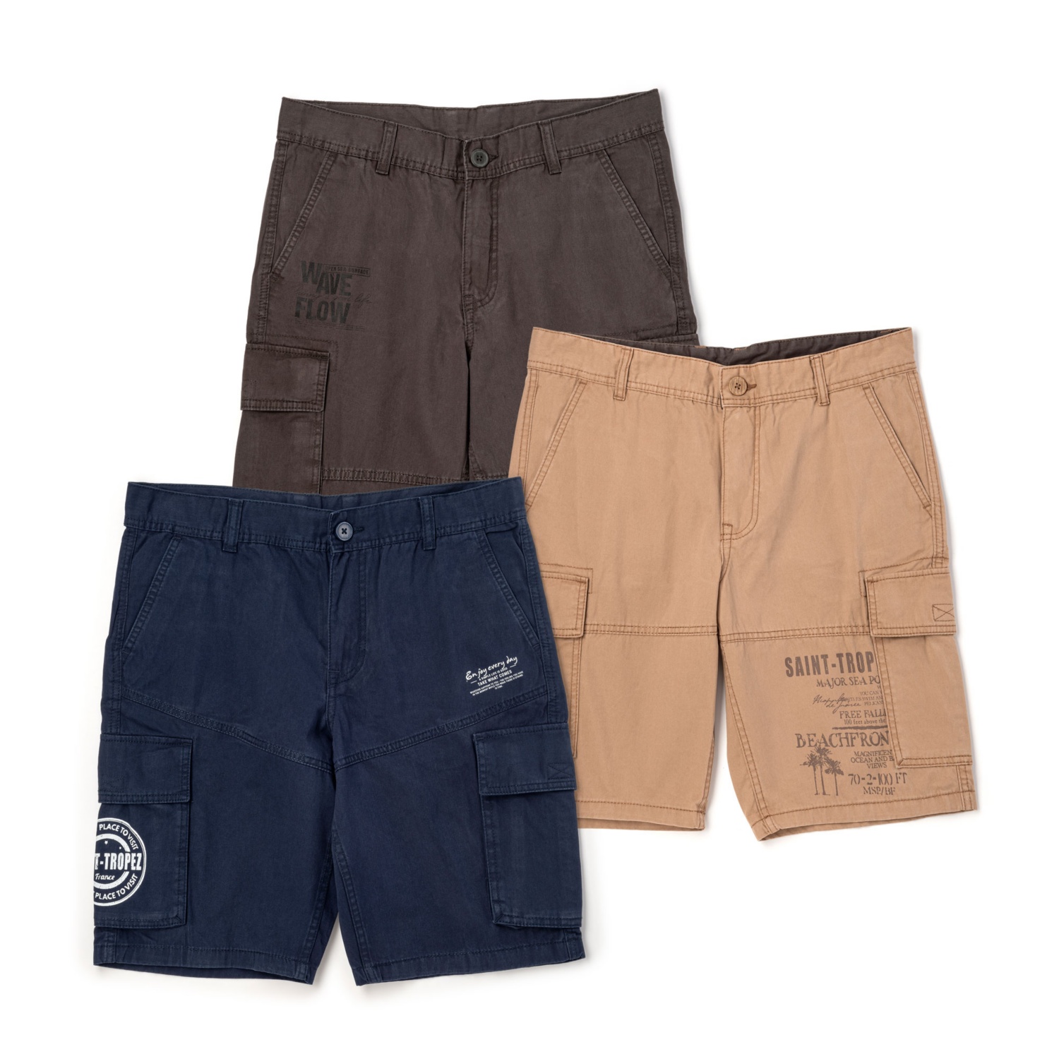 WATSON'S Herren-Cargo-Bermudas