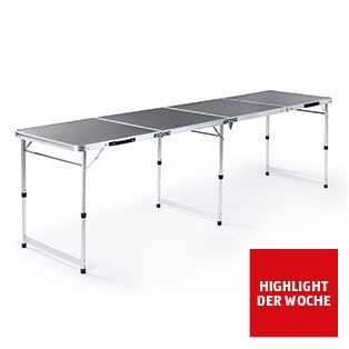 4-fach Falttisch