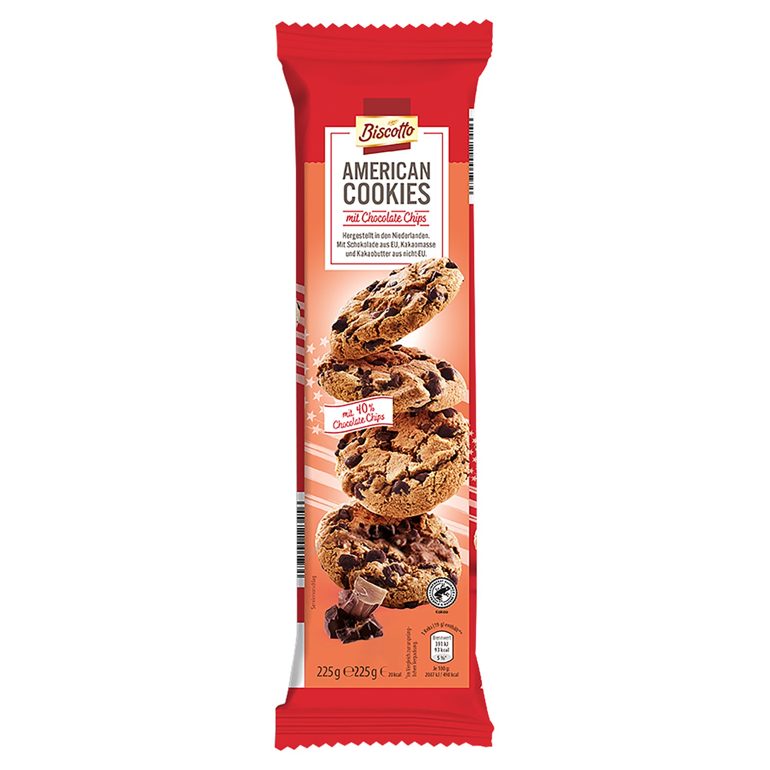 BISCOTTO American Style Cookies 225 g