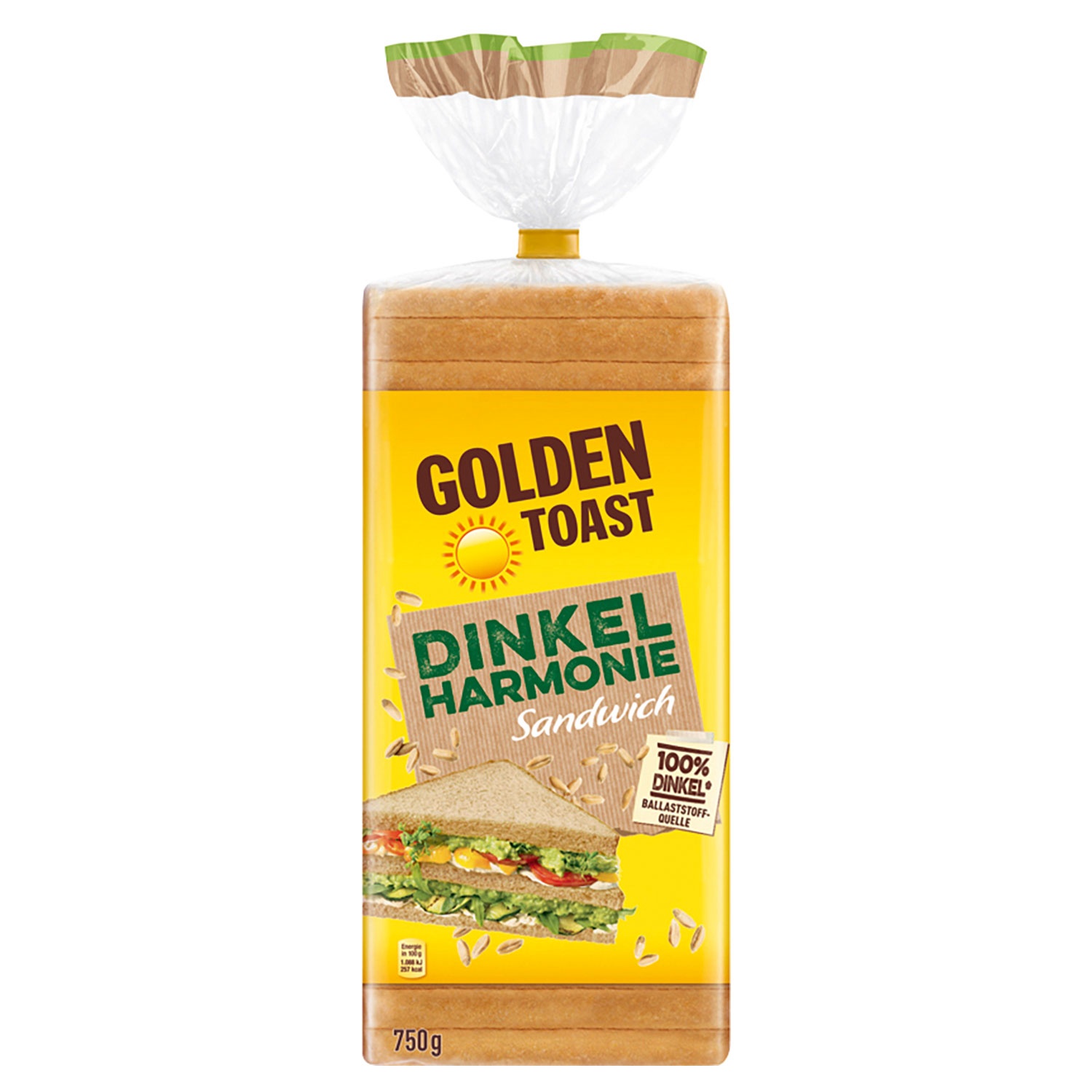 GOLDEN TOAST Dinkelsandwich 0,75 kg
