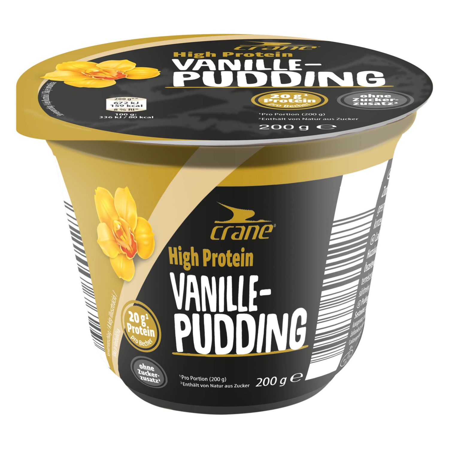 CRANE Puding, vanília, 200 g