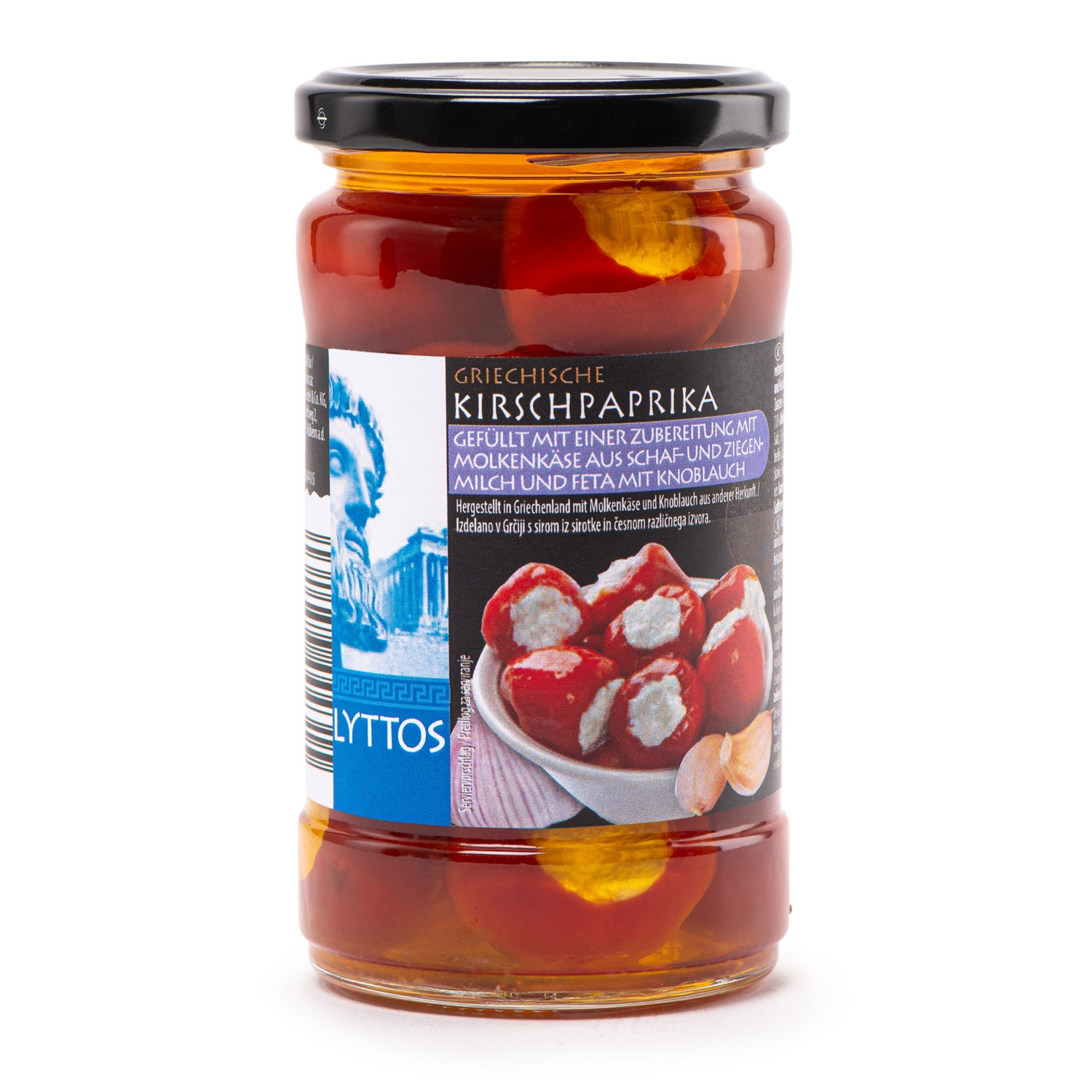 LYTTOS Griechische Kirschpaprika gefüllt, Knoblauch