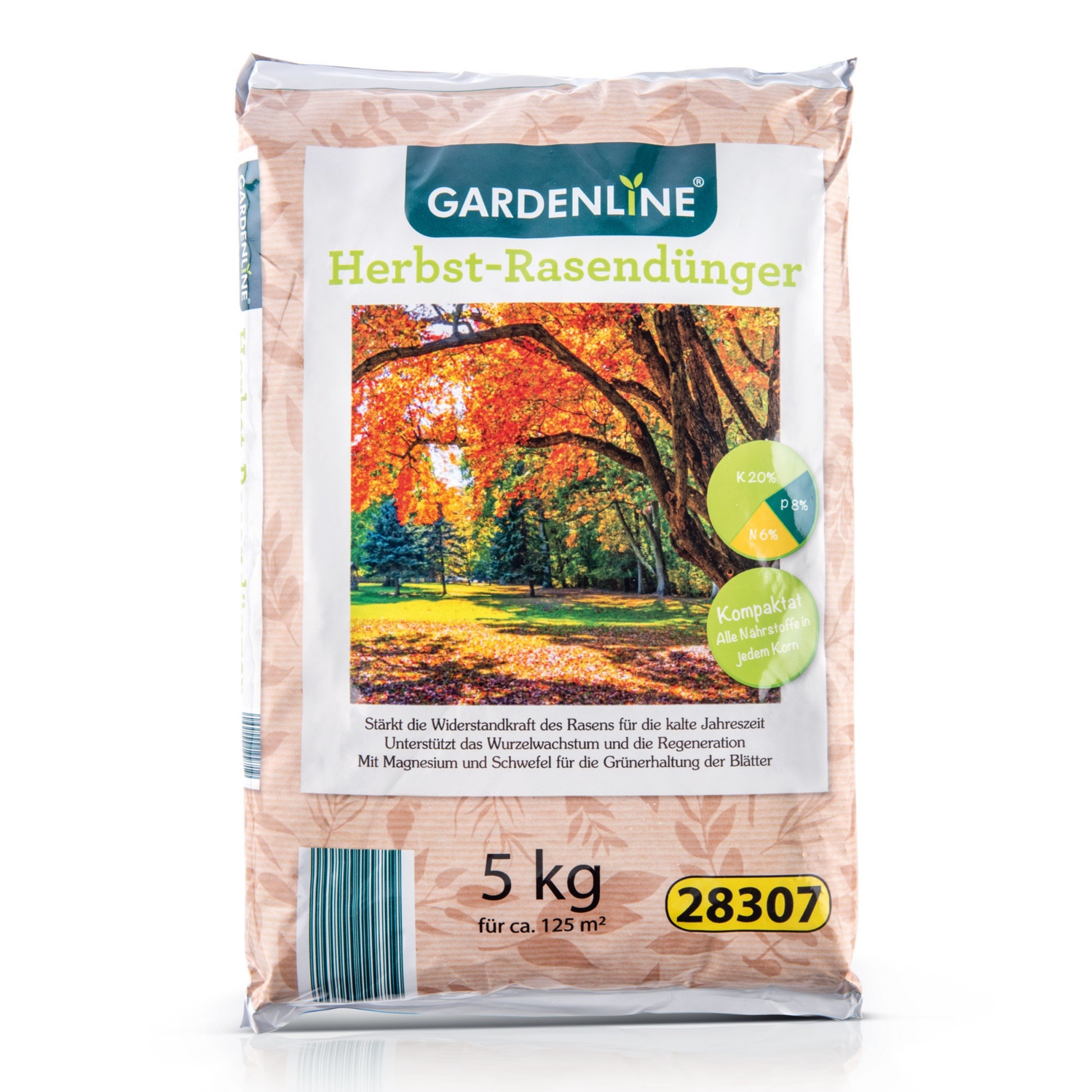 GARDENLINE Őszi gyeptrágya, 5 kg