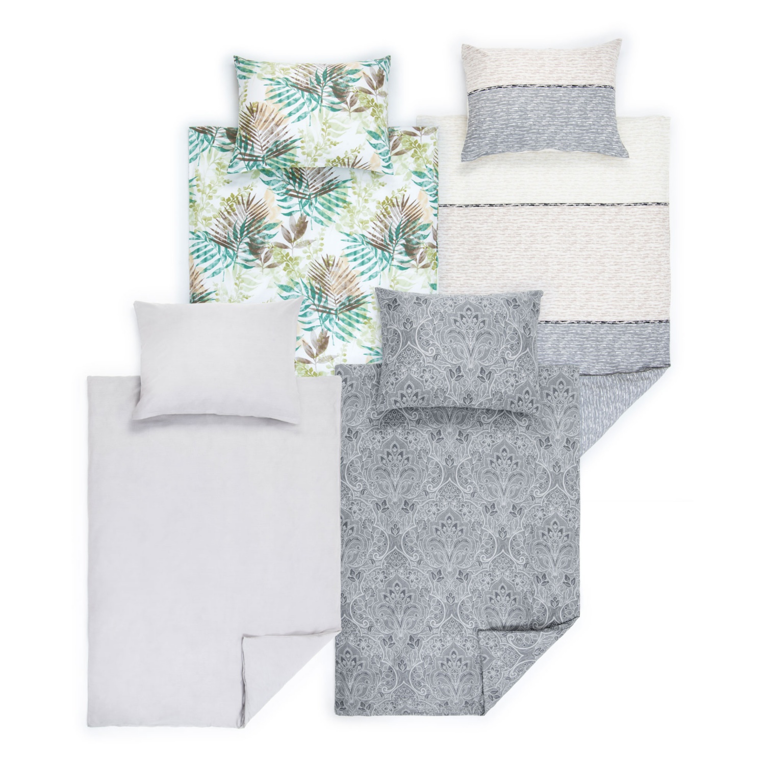 MY LIVING STYLE Mako-Satin-Bettwäsche, Baumwolle (BIO)
