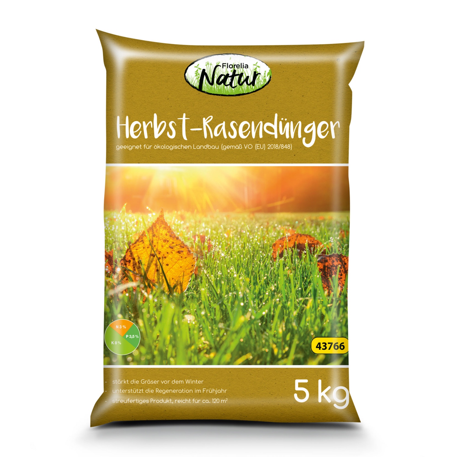 FLORELIA NATUR BIO-Herbst Rasendünger