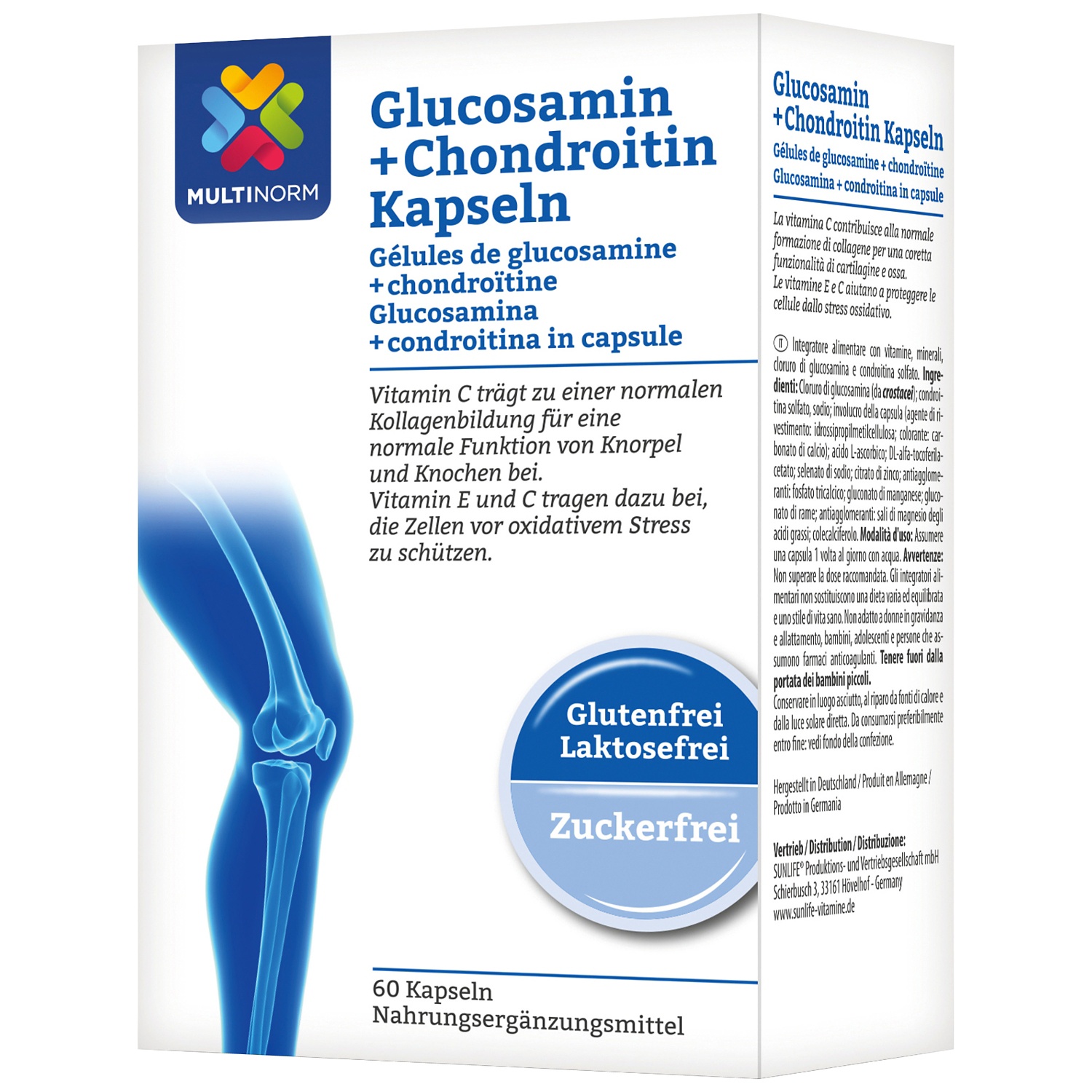 MULTINORM Glucosamin + Chondroitin Kapseln
