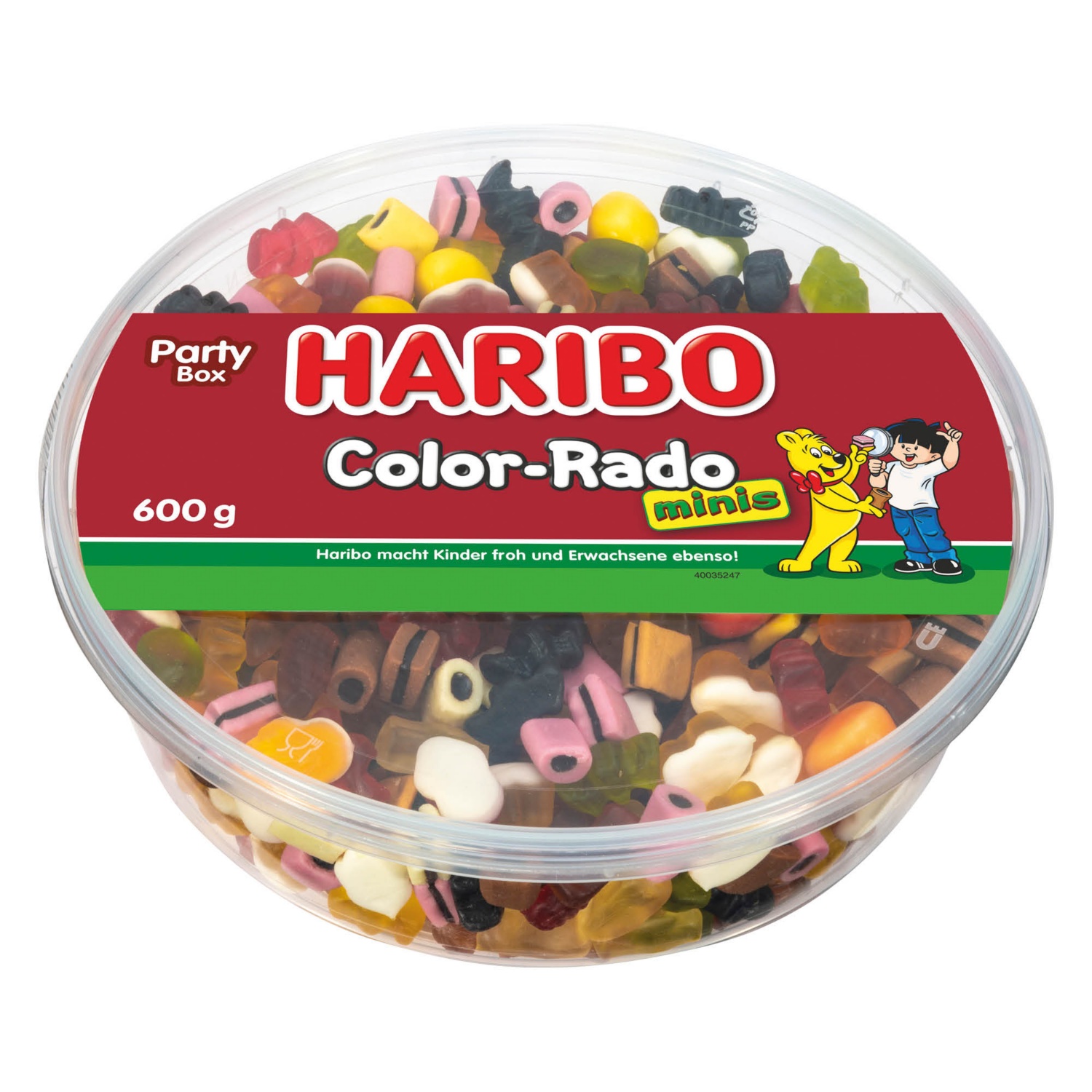 HARIBO Color-Rado gumicukorka, 600 g