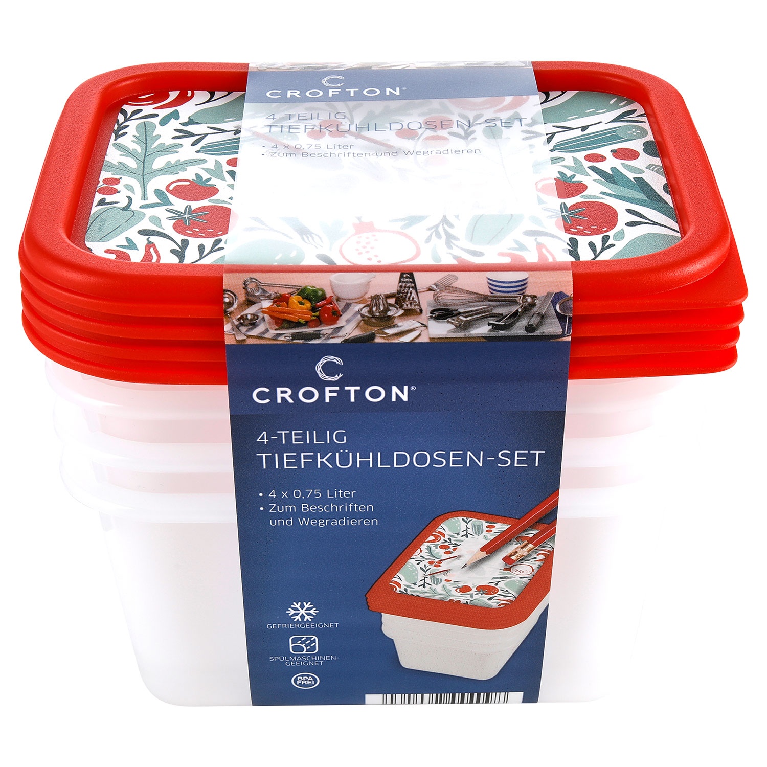CROFTON® Tiefkühldosen-Set