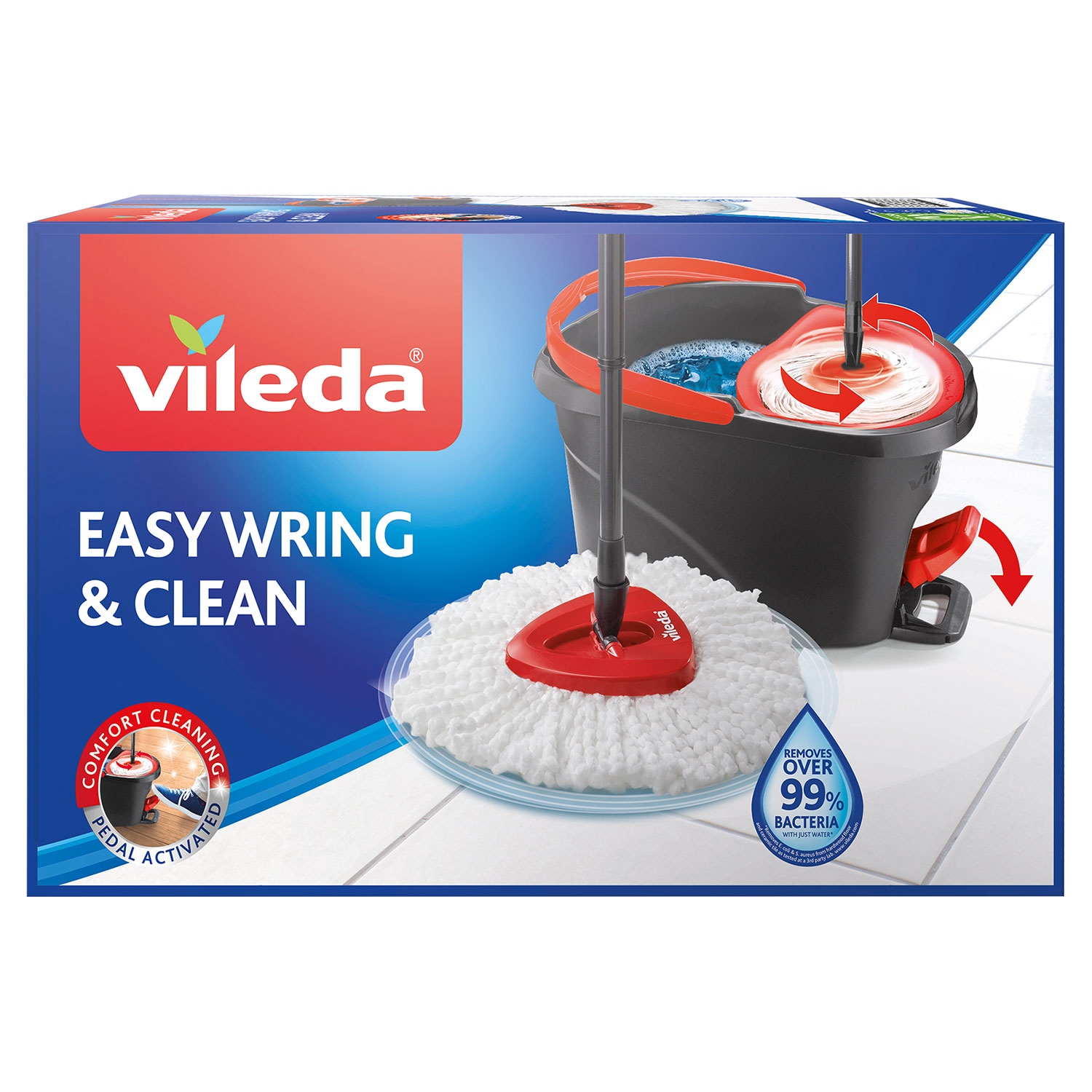 VILEDA Wischmopp-Set "Easy Wring & Clean"
