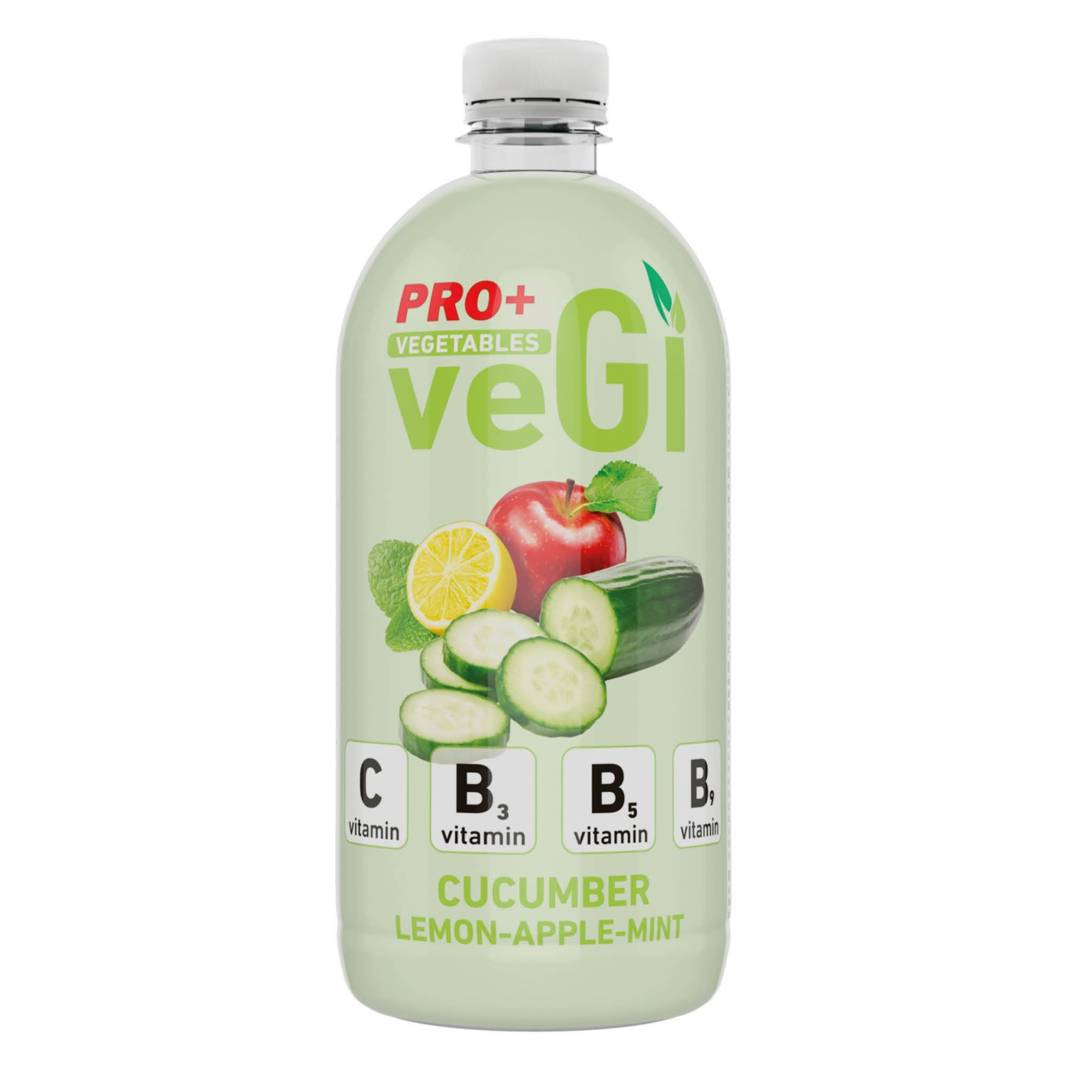 PRO+ VEGI Gyümölcs- és zöldségital, uborkás, 750 ml