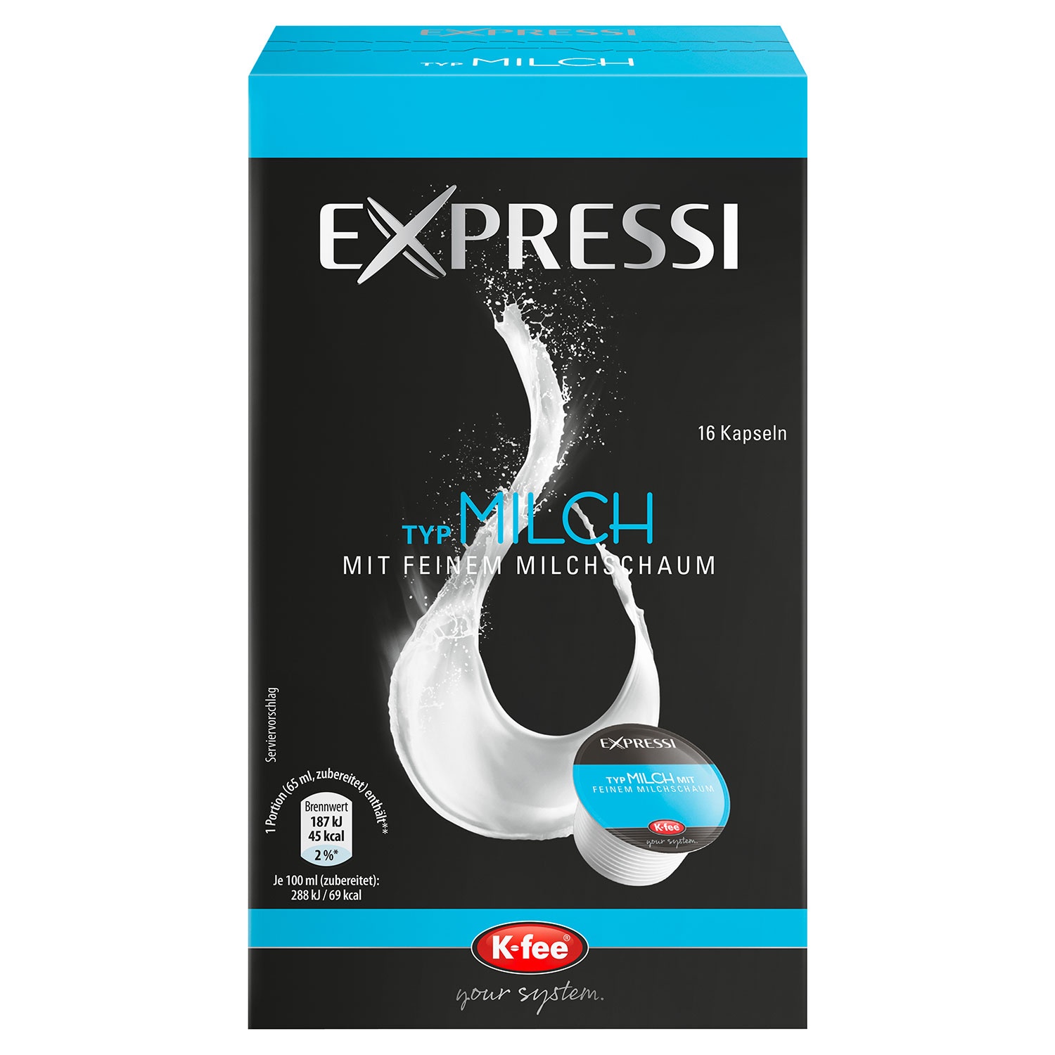 EXPRESSI Kaffeekapseln 115,2 g