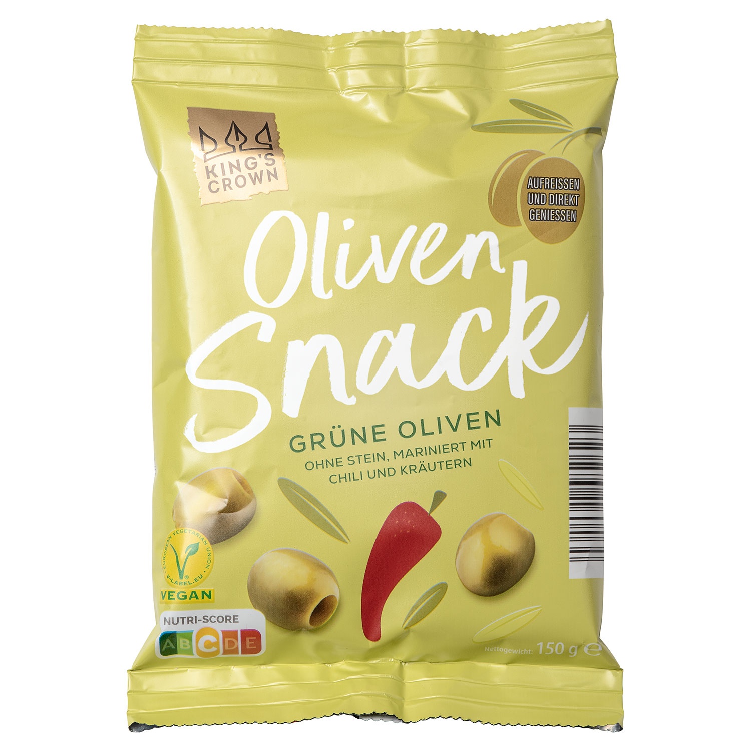KING’S CROWN Oliven-Snack 150 g