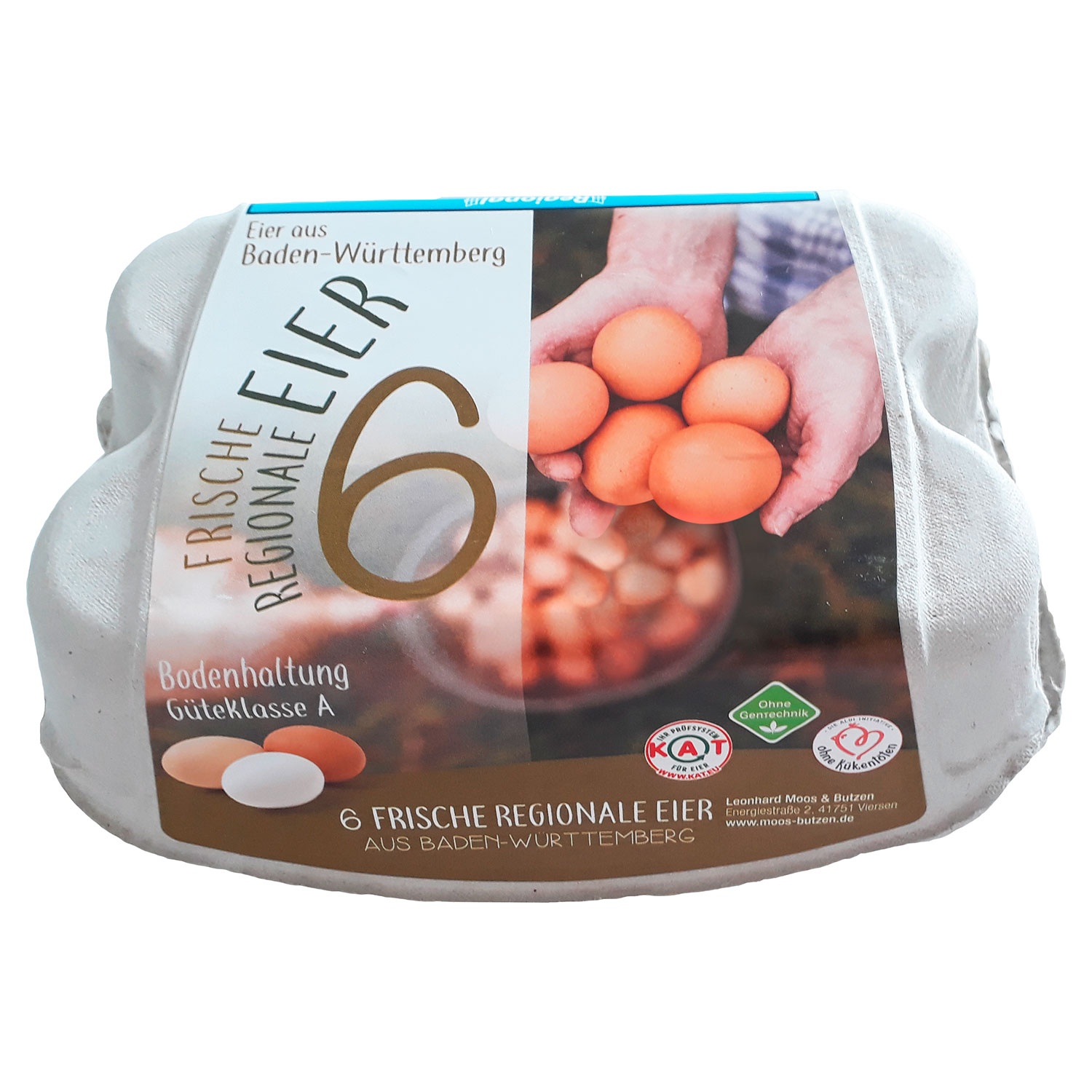 Eier aus Bodenhaltung, 6er-Packung