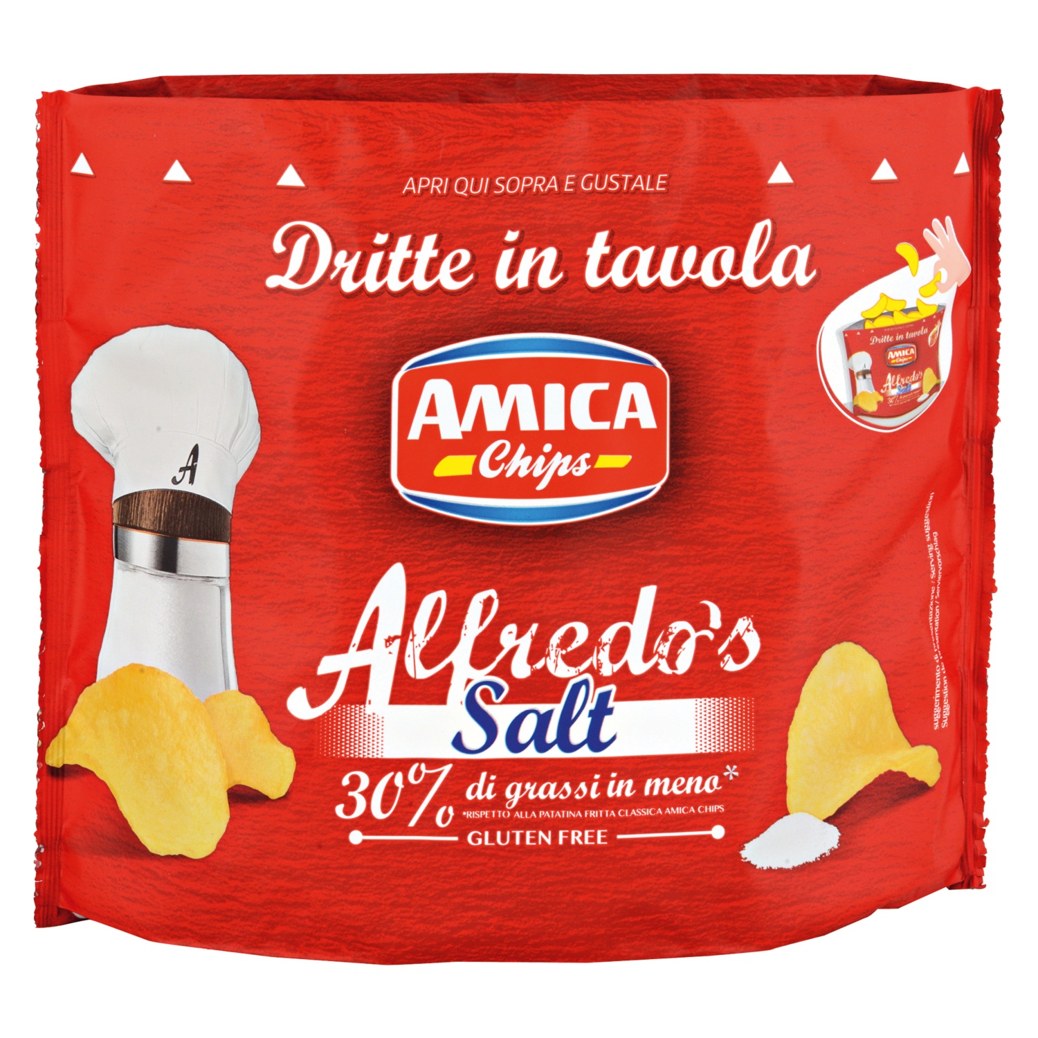 AMICA CHIPS Patatine Alfredo's