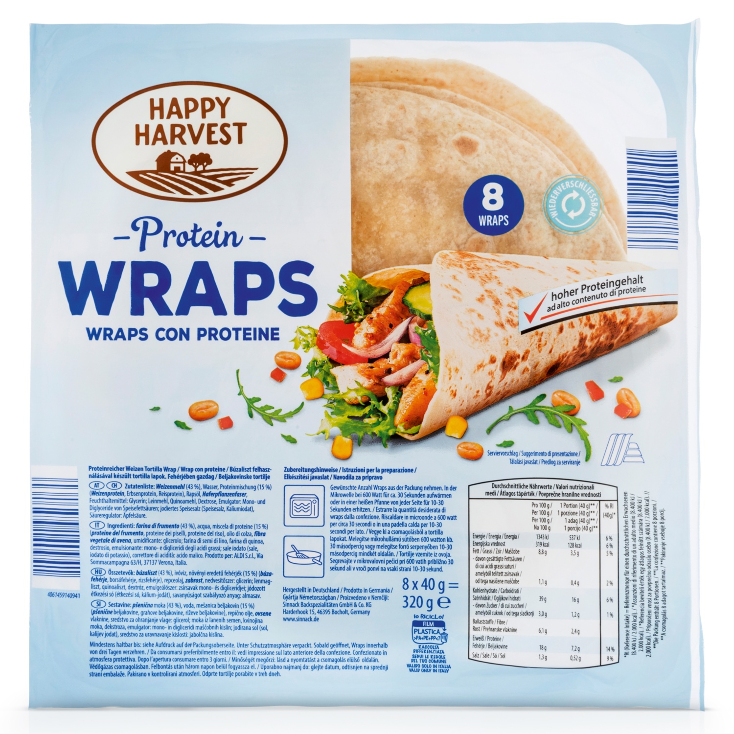 NEW LIFESTYLE Protein Wraps