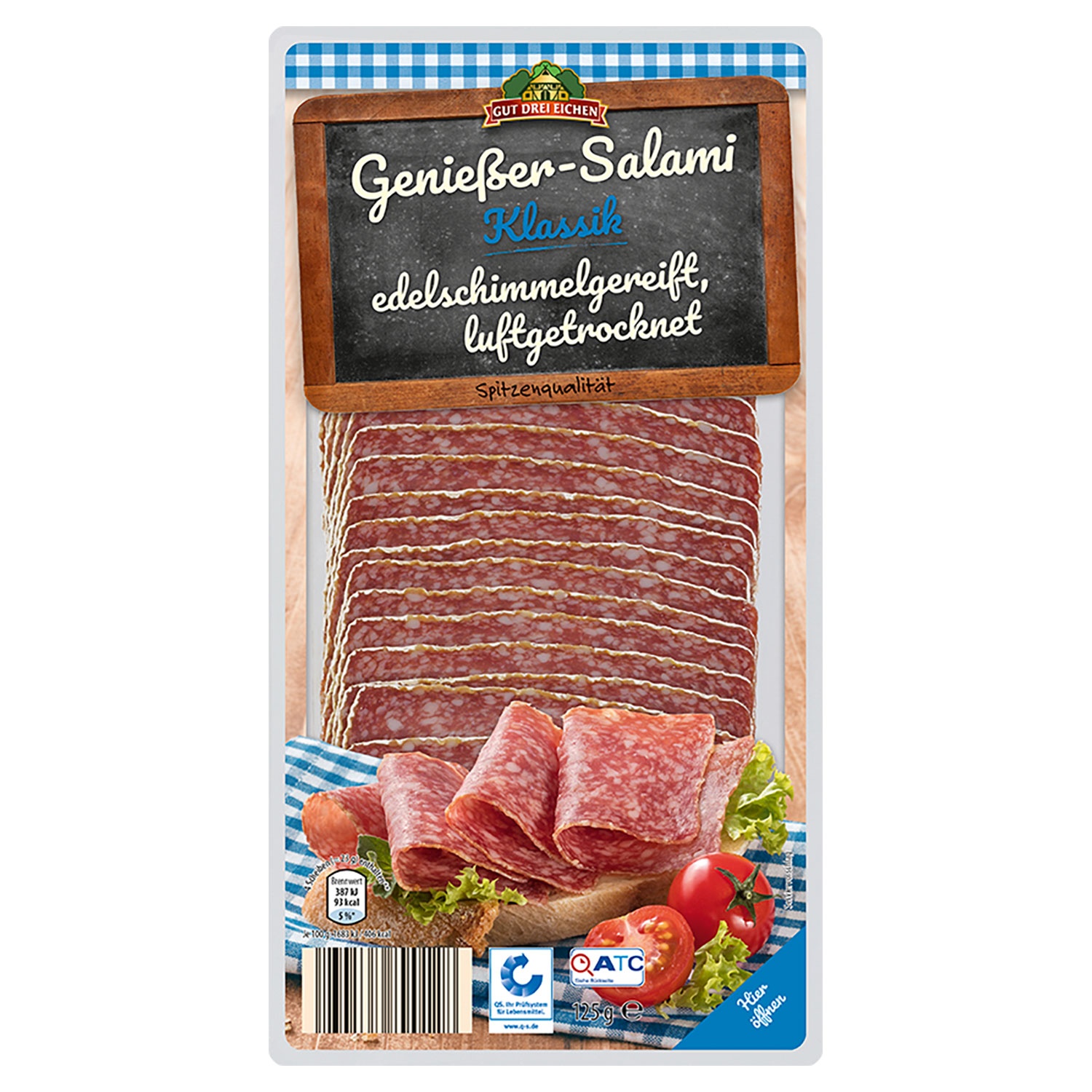 GUT DREI EICHEN Genießer-Salami 125 g
