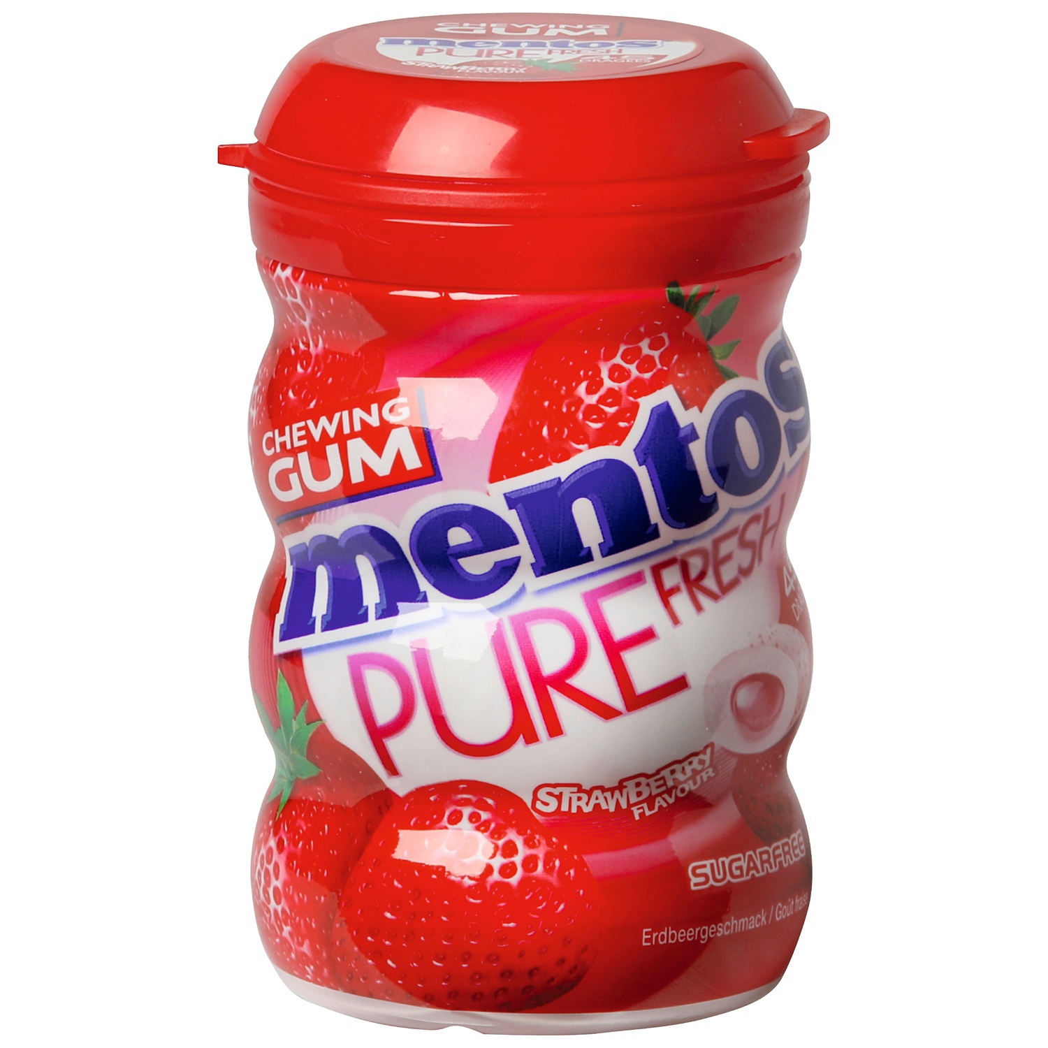 MENTOS Gum pure Fruits, Strawberry