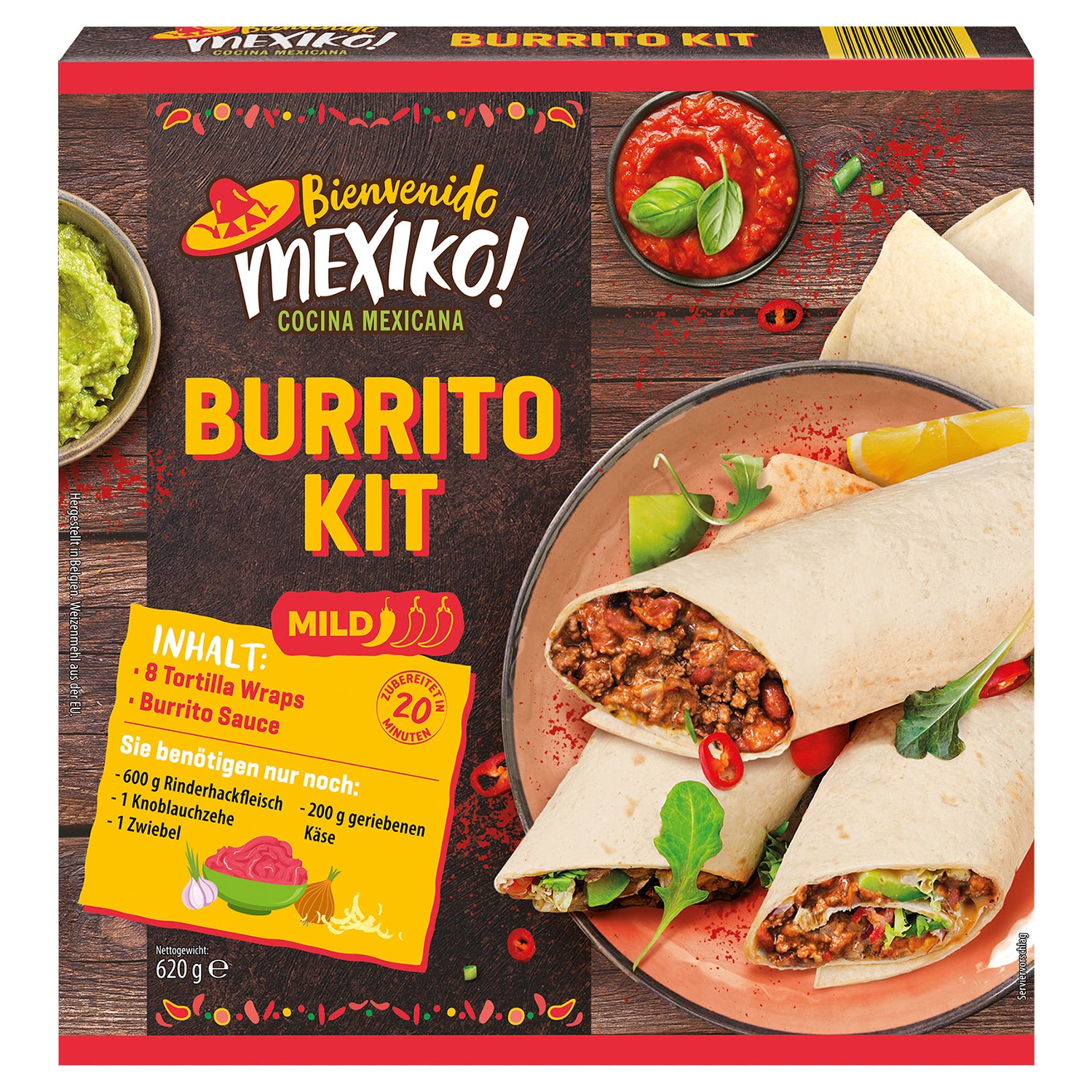 BIENVENIDO MEXIKO Burrito-Kit 620 g