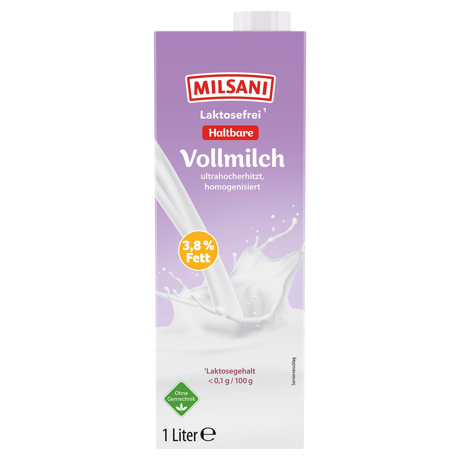 MILSANI Laktfreie H-Milch 3.8 % 1 l