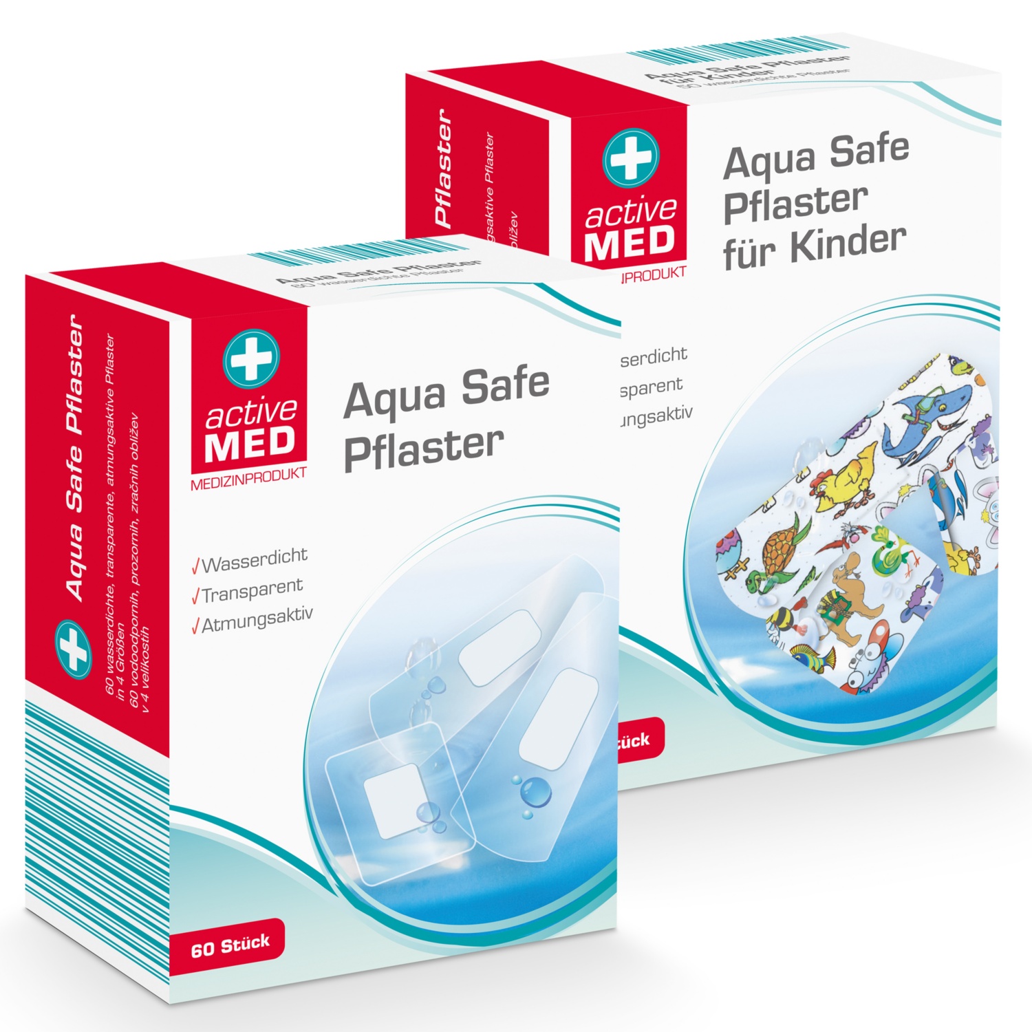 ACTIVE MED Aqua Safe sebtapasz 60 vagy 50 darab/doboz