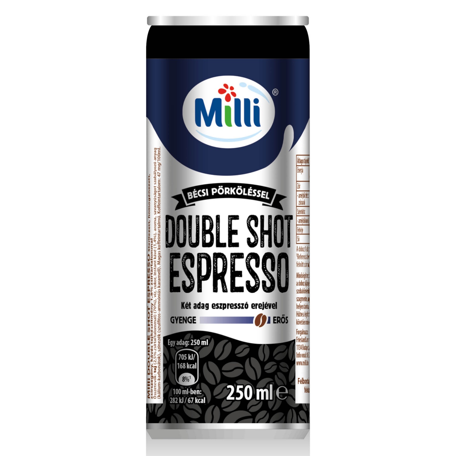 MILLI Kávéital 250ml, double espresso