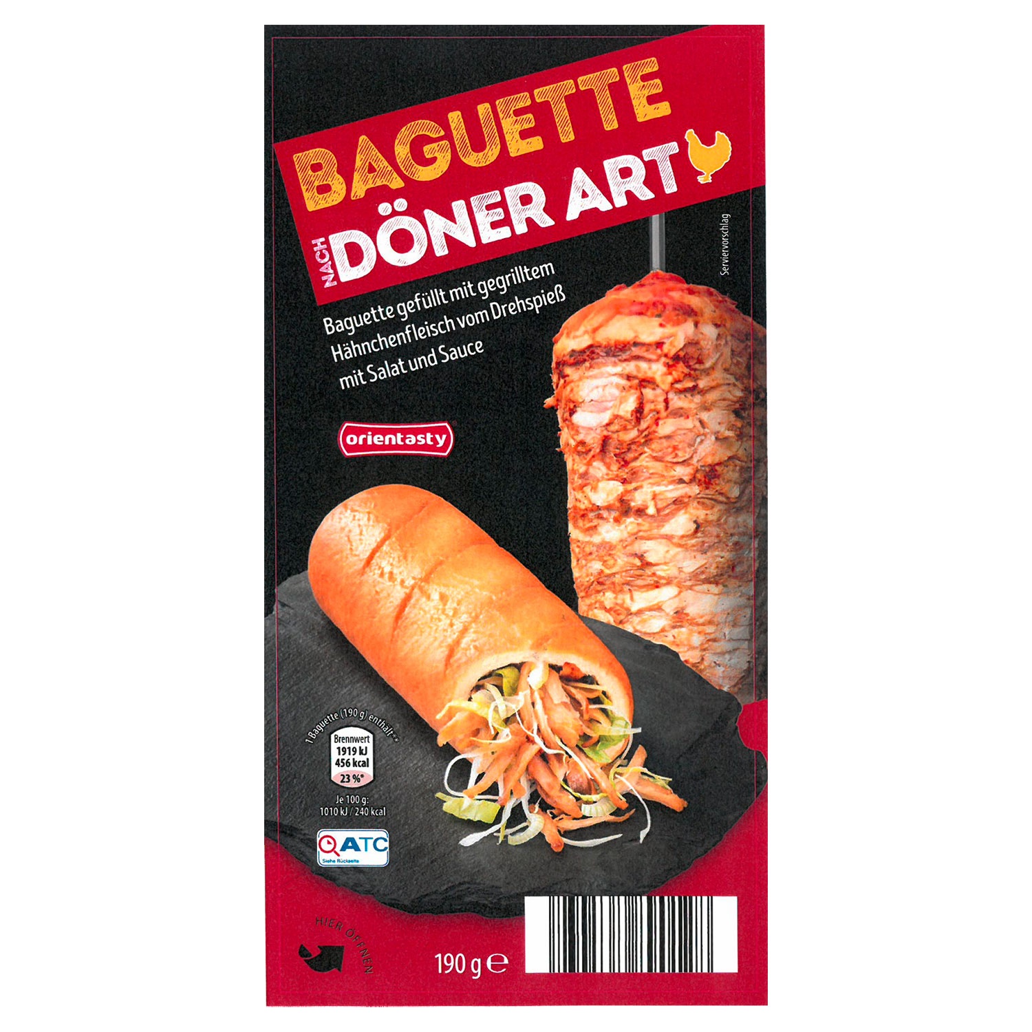 Baguette nach Döner-Art 190 g