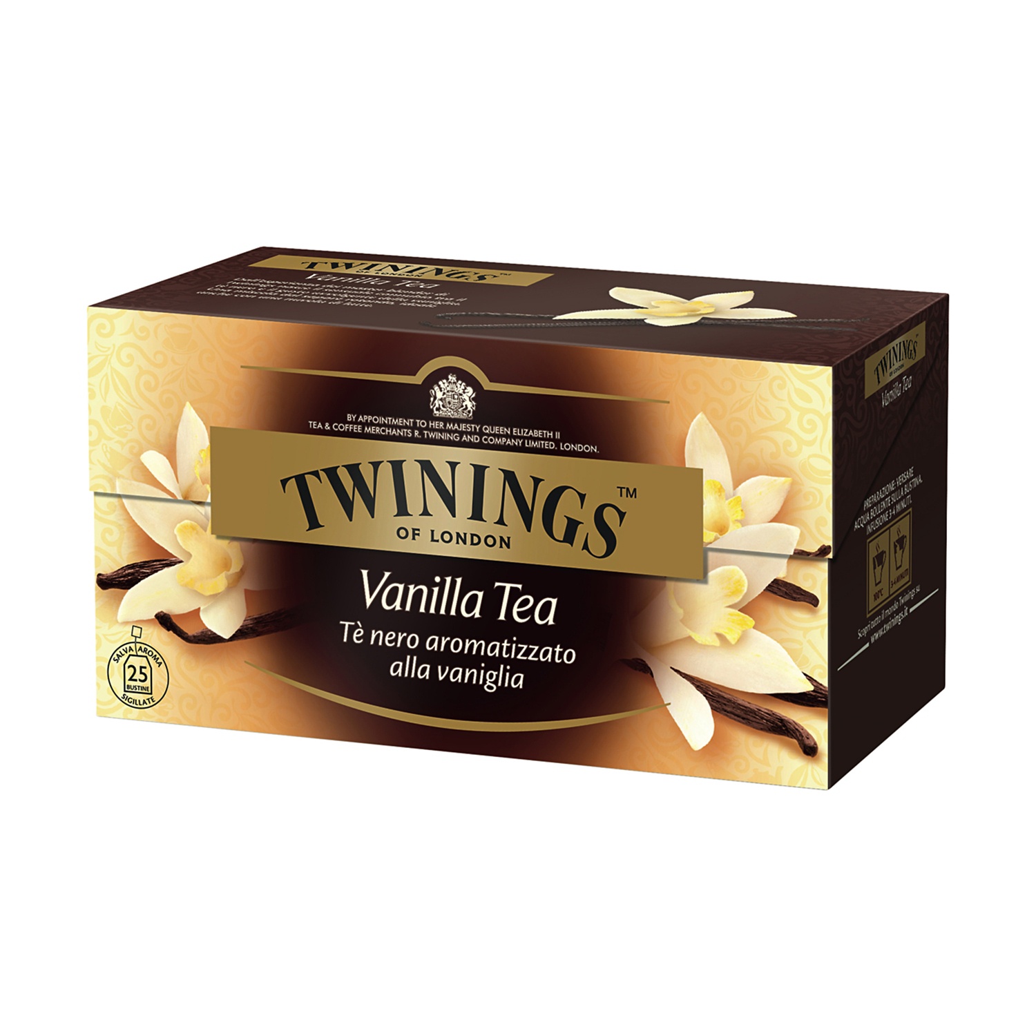 TWININGS Tè nero aromatizzato alla vaniglia
