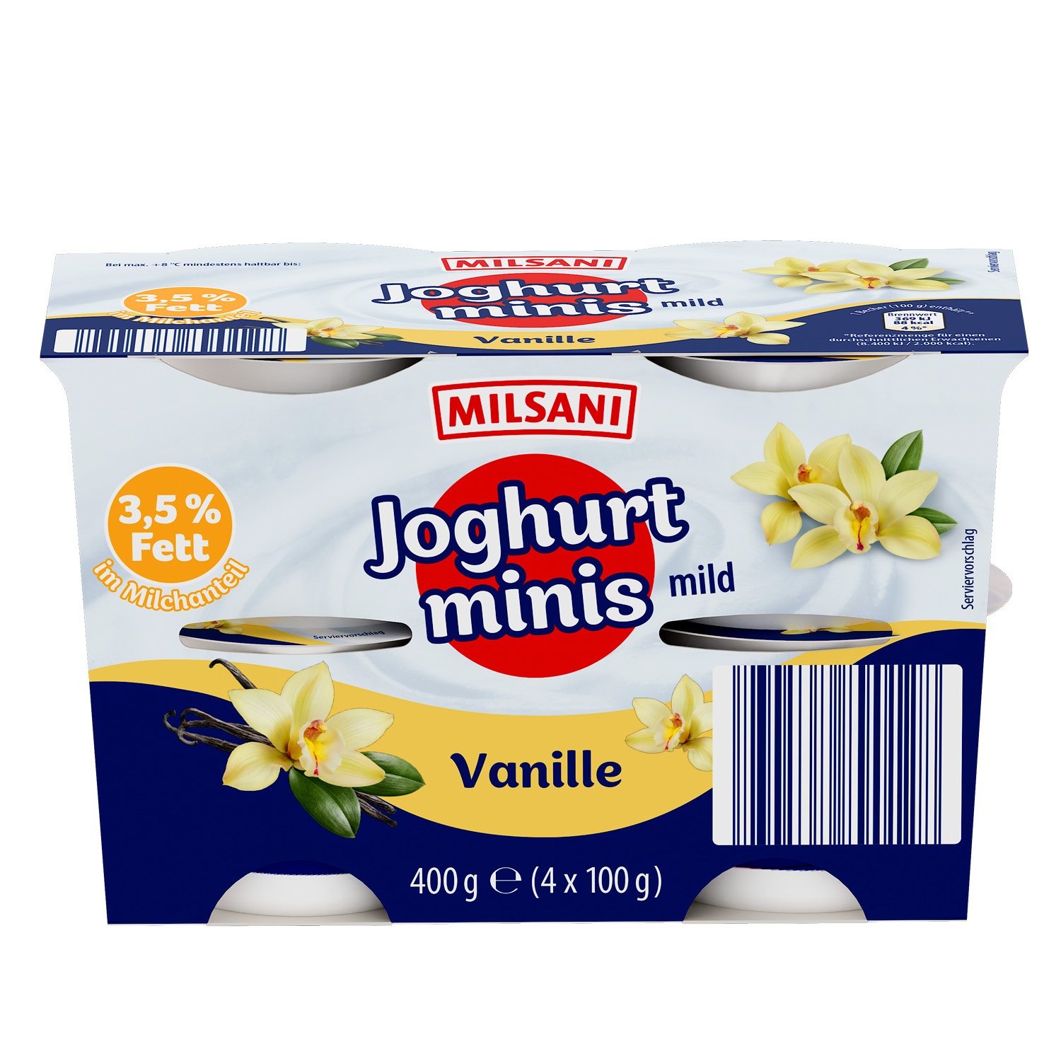 MILSANI Joghurtminis mild 4 x 100 g